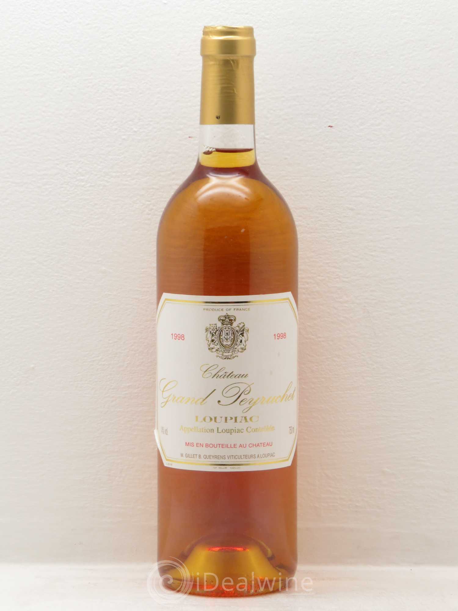 Loupiac Château Grand peyruchet 1998 - Posten von 1 Flasche - 0