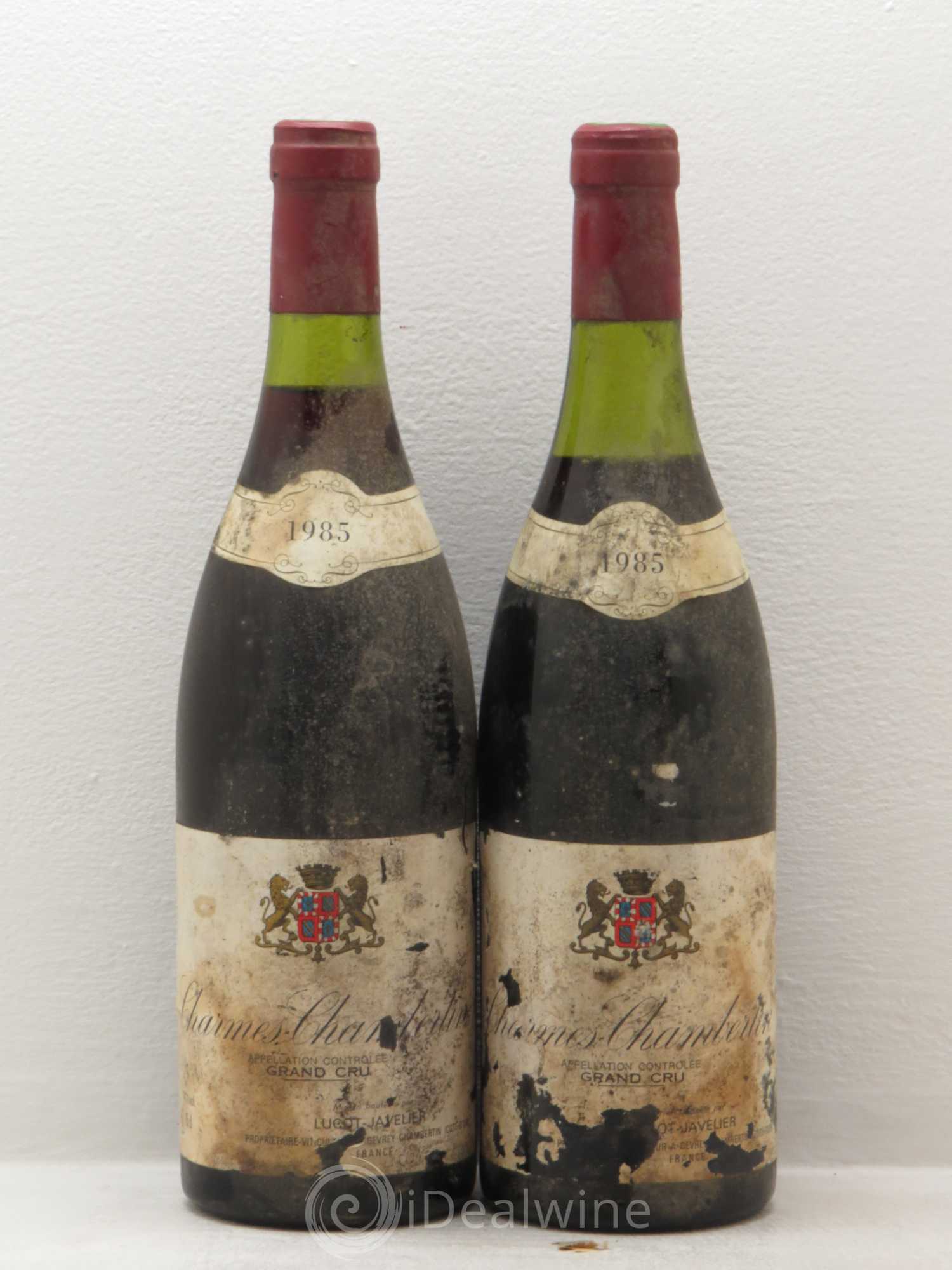 Charmes-Chambertin Grand Cru Lucot-Javelier 1985 - Lot de 2 bouteilles - 0