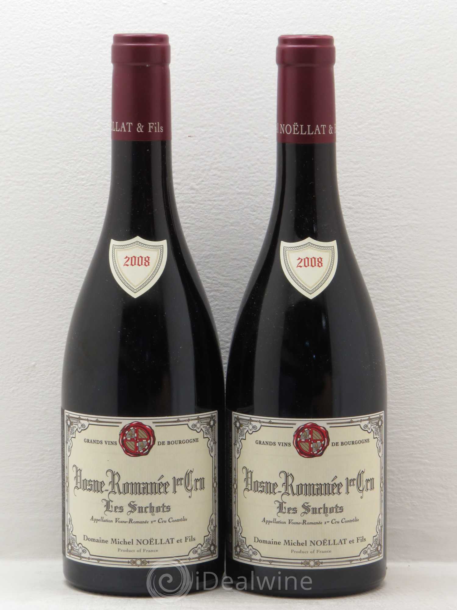 Vosne-Romanée 1er Cru Les Suchots Michel Noëllat et Fils (Domaine) 2008 - Lot de 2 bouteilles - 0