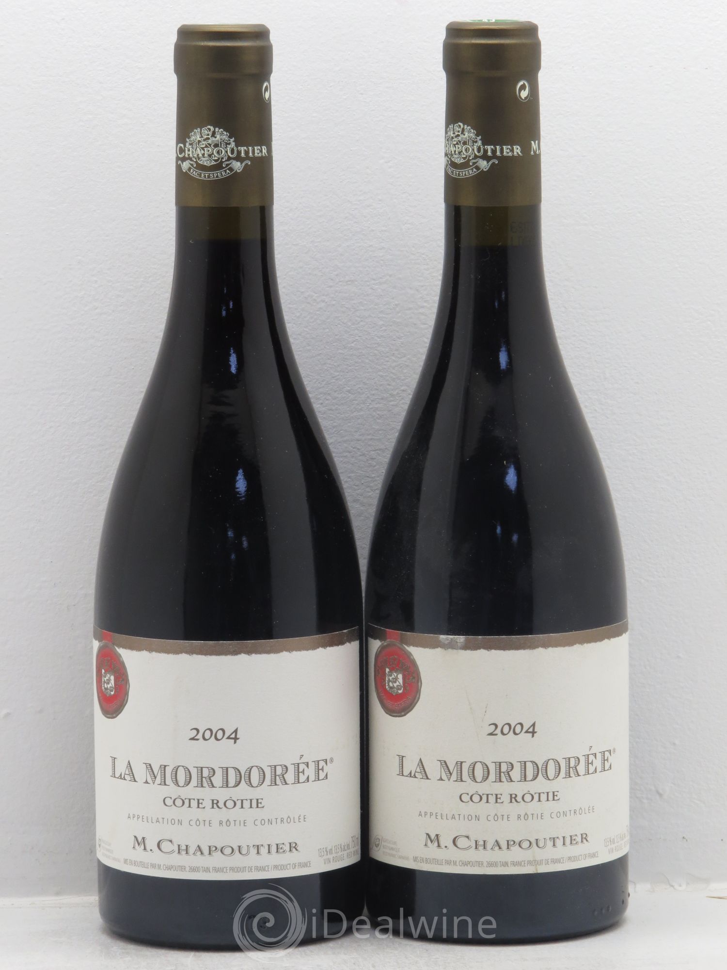 Côte-Rôtie La Mordorée Chapoutier 2004 - Lot de 2 bouteilles - 0