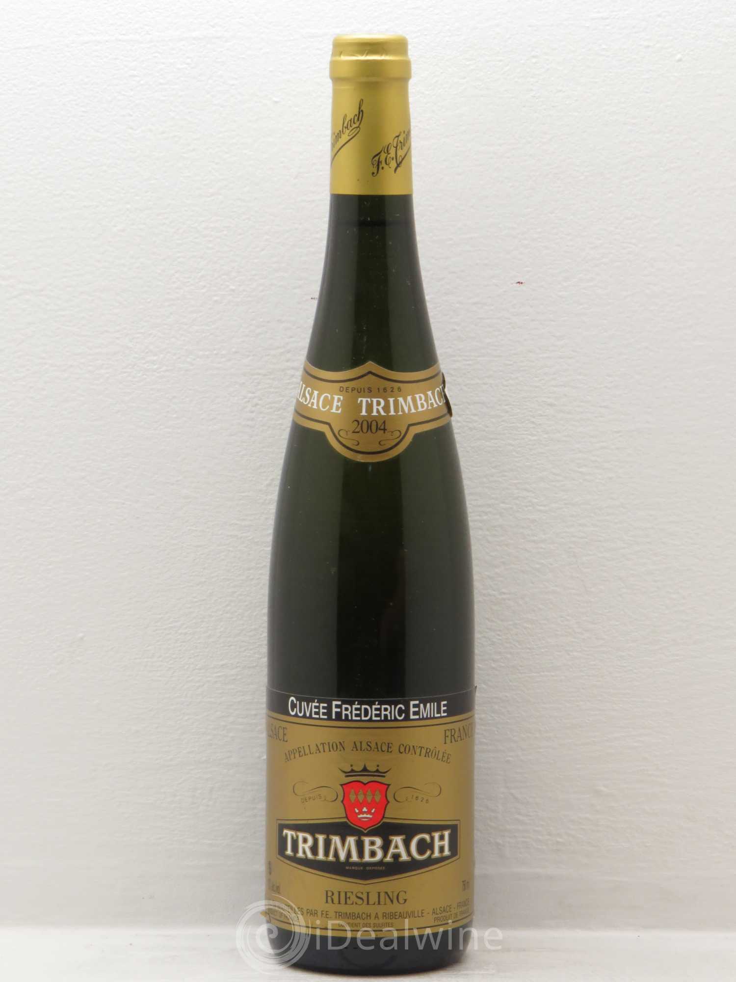 Alsace Riesling Cuvée Frédéric Emile Trimbach (Domaine) 2004 - Lot de 1 bouteille - 0