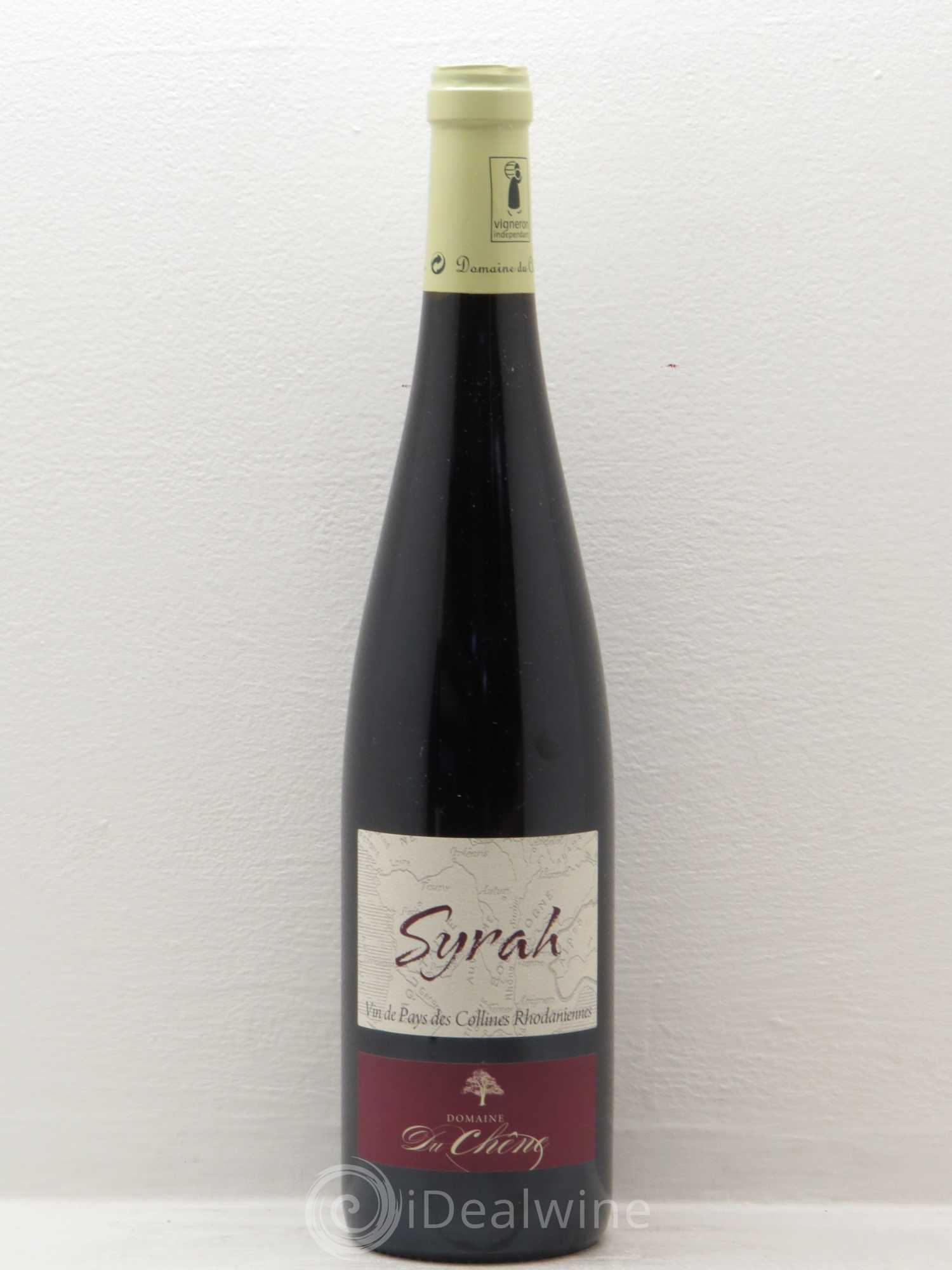 Rhône VdP des Collines Rhodaniennes Syrah Domaine du Chêne 2015 - Posten von 6 Flaschen - 0
