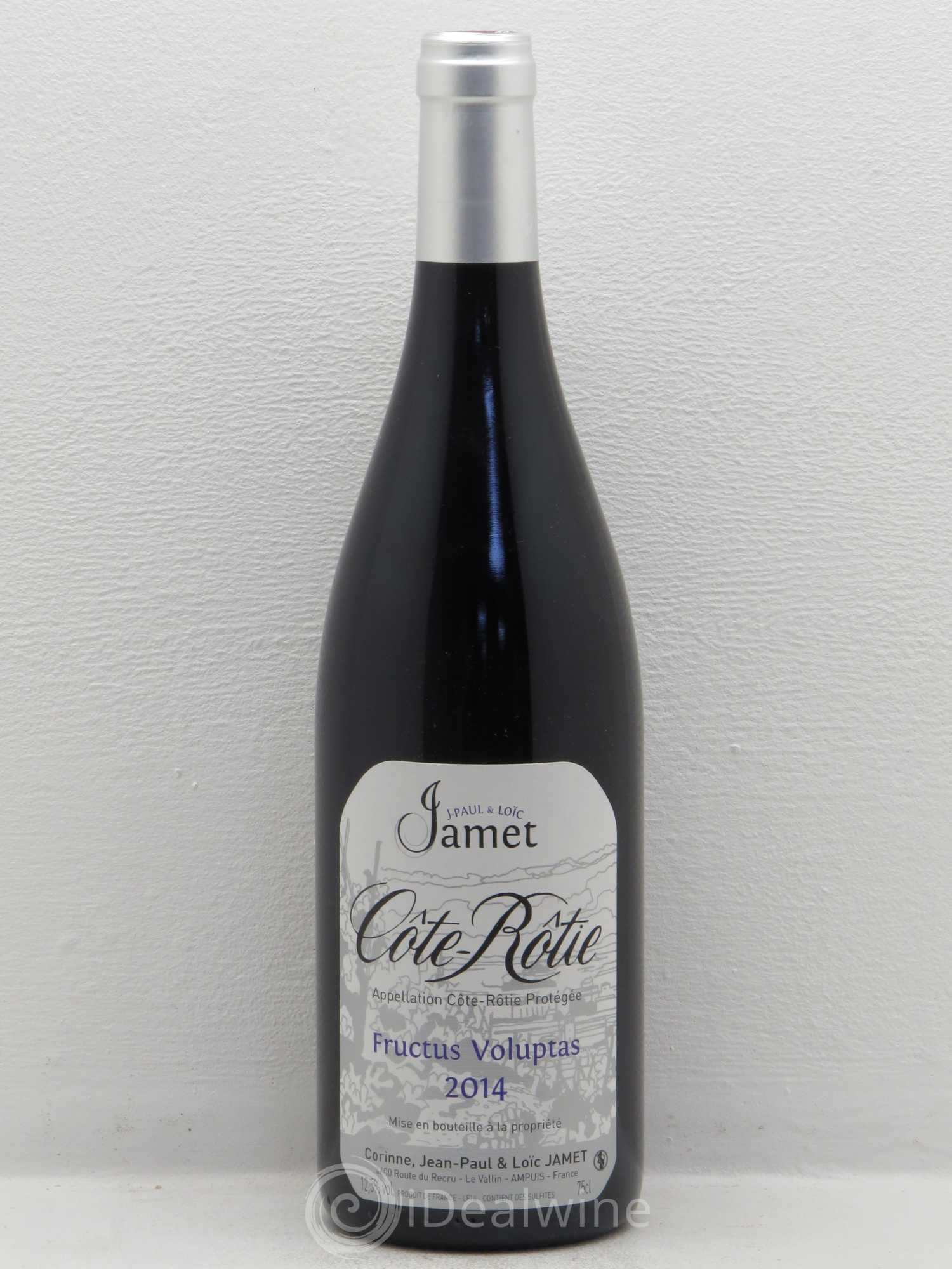 Côte-Rôtie Jamet (Domaine) Fructus Voluptas 2014 - Lot de 1 bouteille - 0