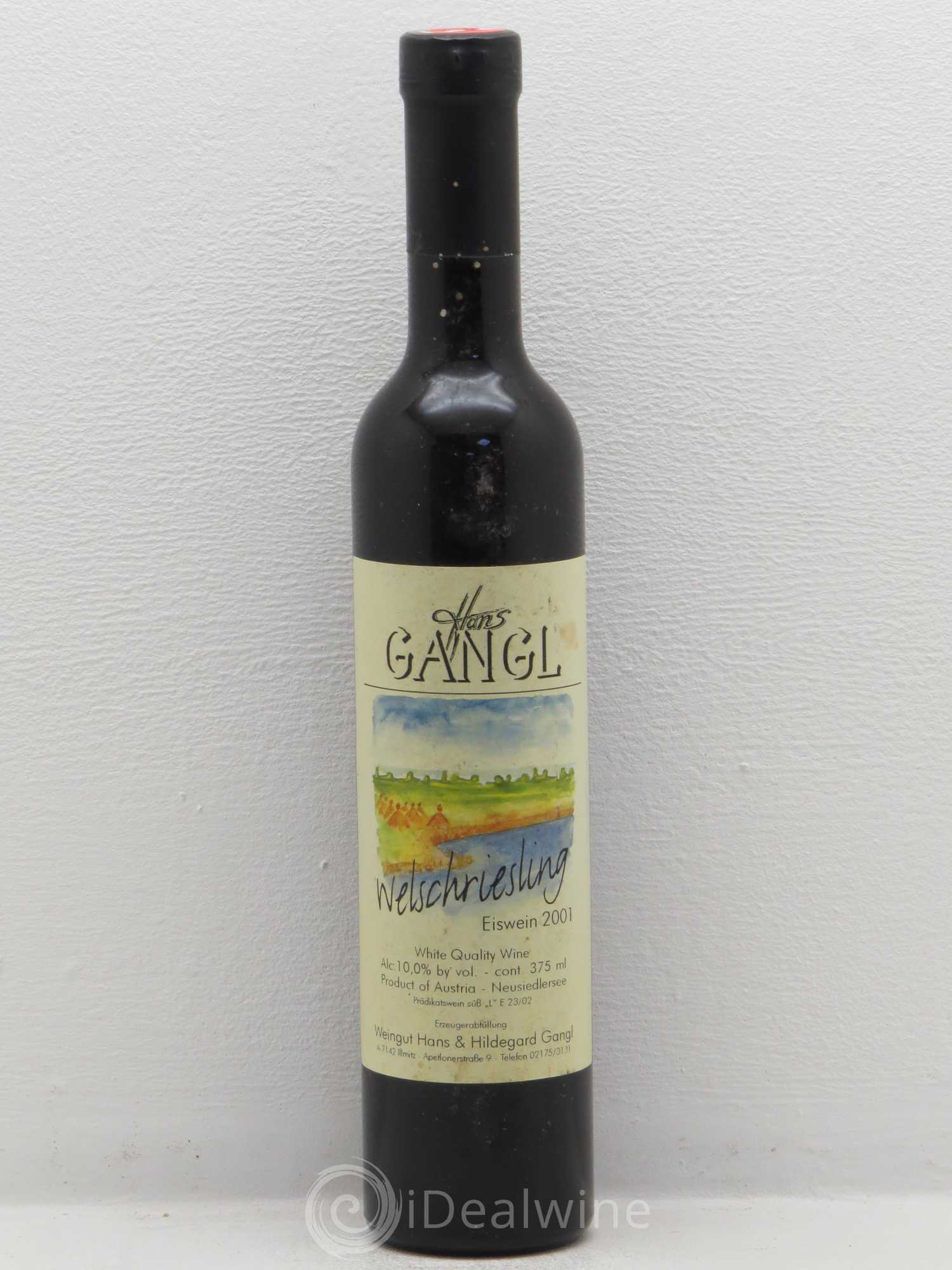 Autriche Welschriesling Eiswein Hans Gangl 2001 - Posten von 1 Demi-Flasche - 0
