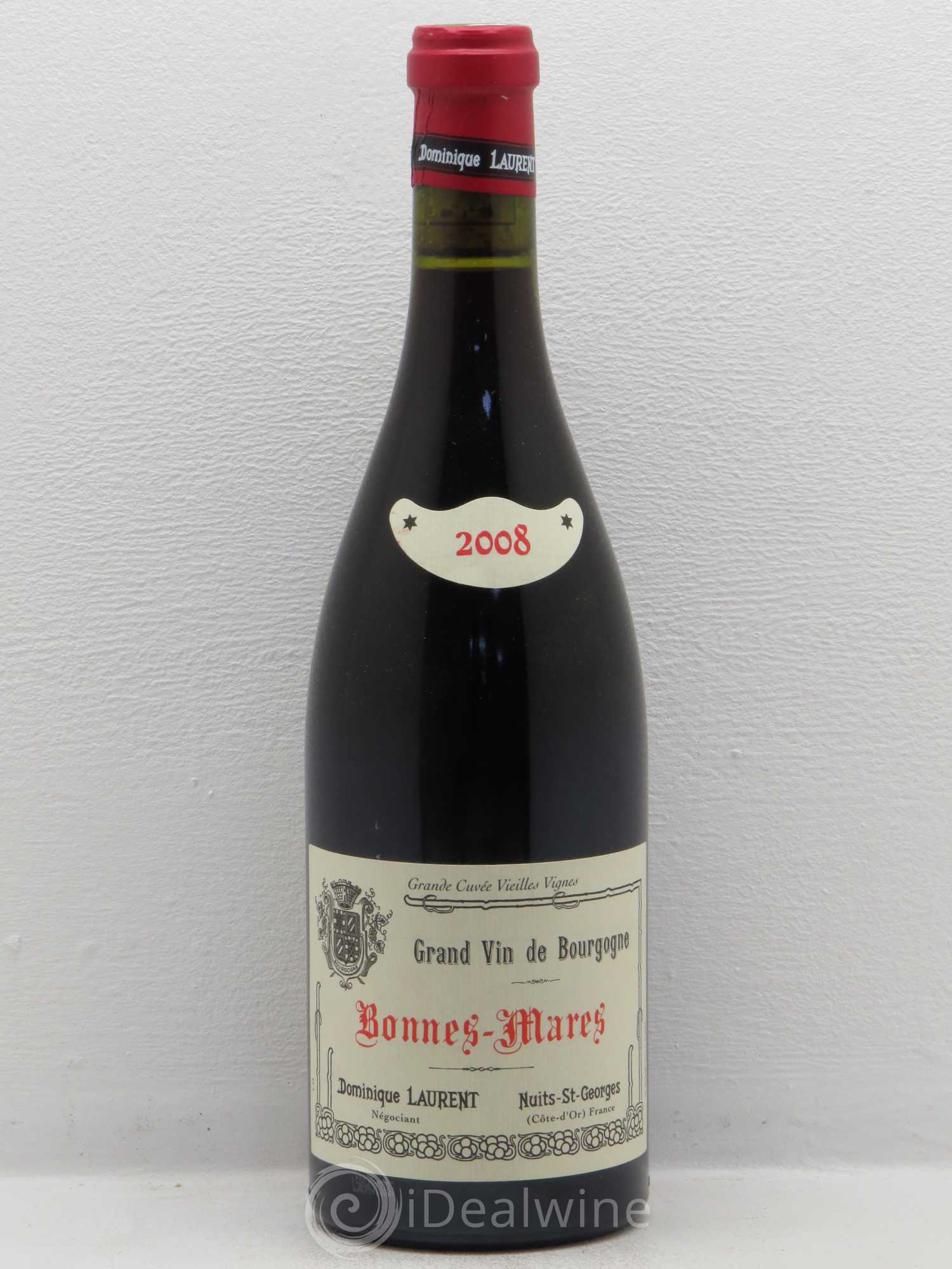 Bonnes-Mares Grand Cru Dominique Laurent Grande Cuvée Vieilles Vignes 2008 - Posten von 1 Flasche - 0
