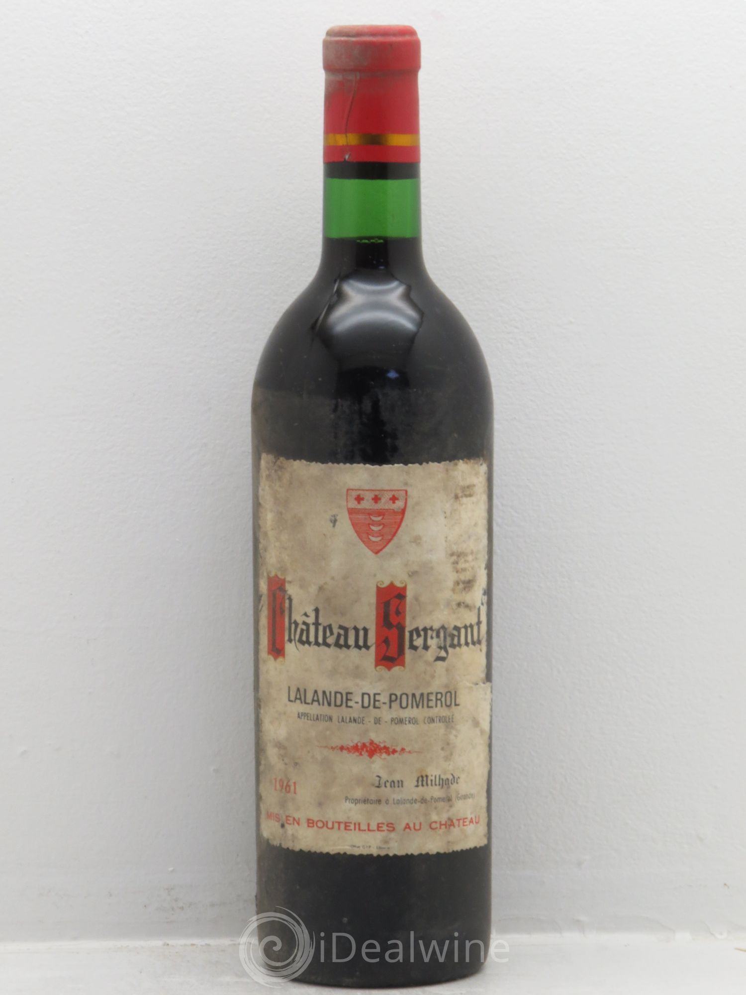 Bordeaux Chateau Sergant Lalande de pomerol 1961 - Posten von 1 Flasche - 0