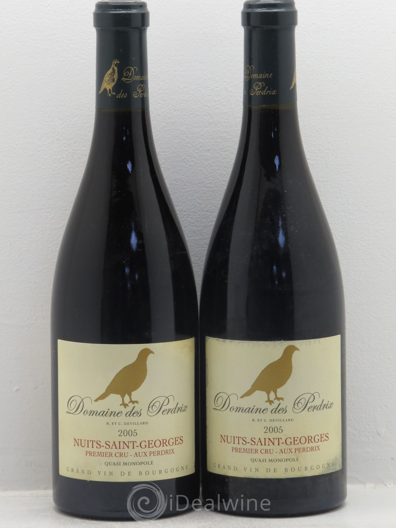 Nuits-Saint-Georges 1er Cru Aux Perdrix Perdrix (Domaine des) 2005 - Lot de 2 bouteilles - 0