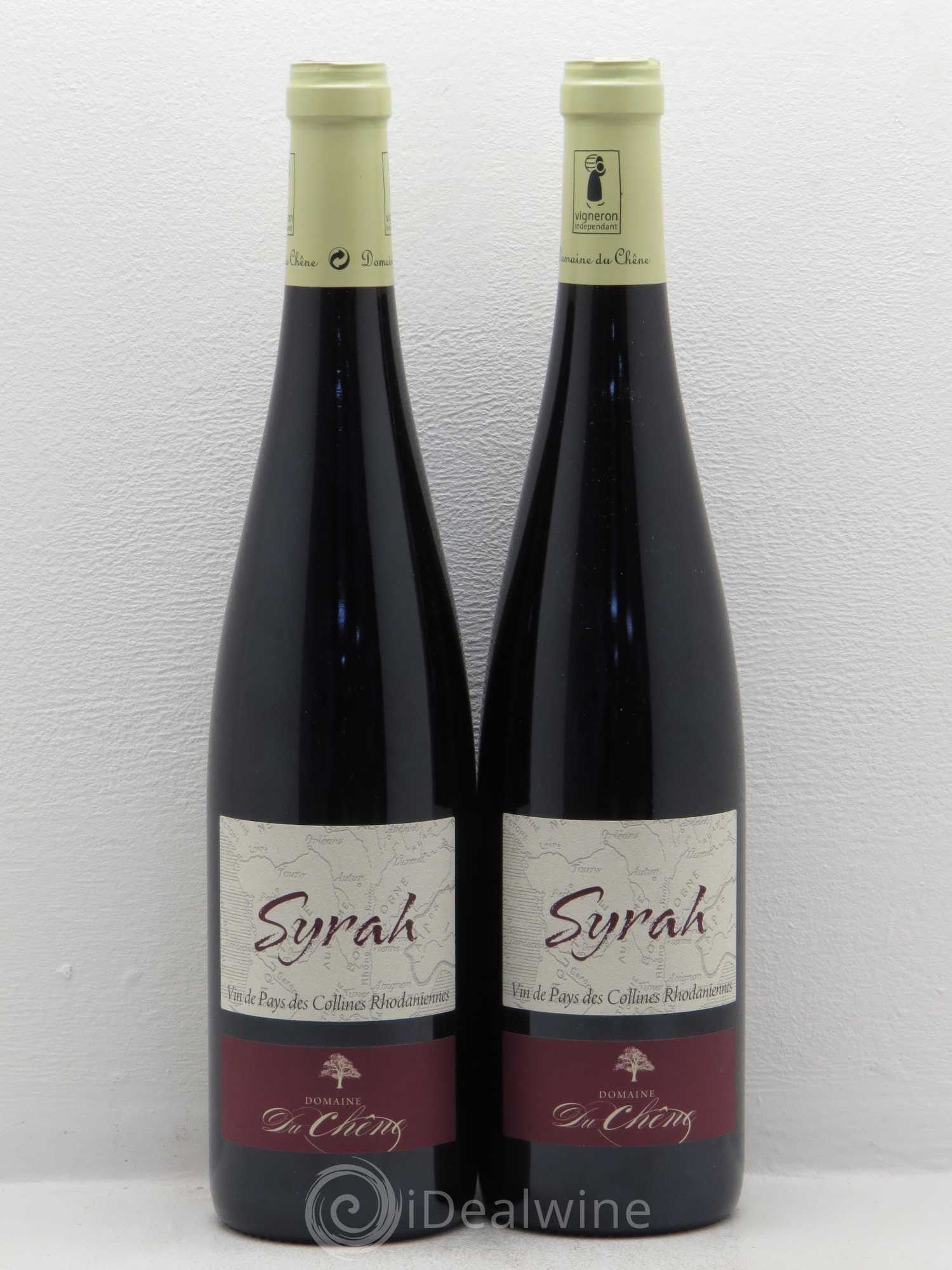 Rhône Vdp Des Collines Rhodaniennes Syrah Domaine Du Chêne 2015 - Lot de 4 bouteilles - 3