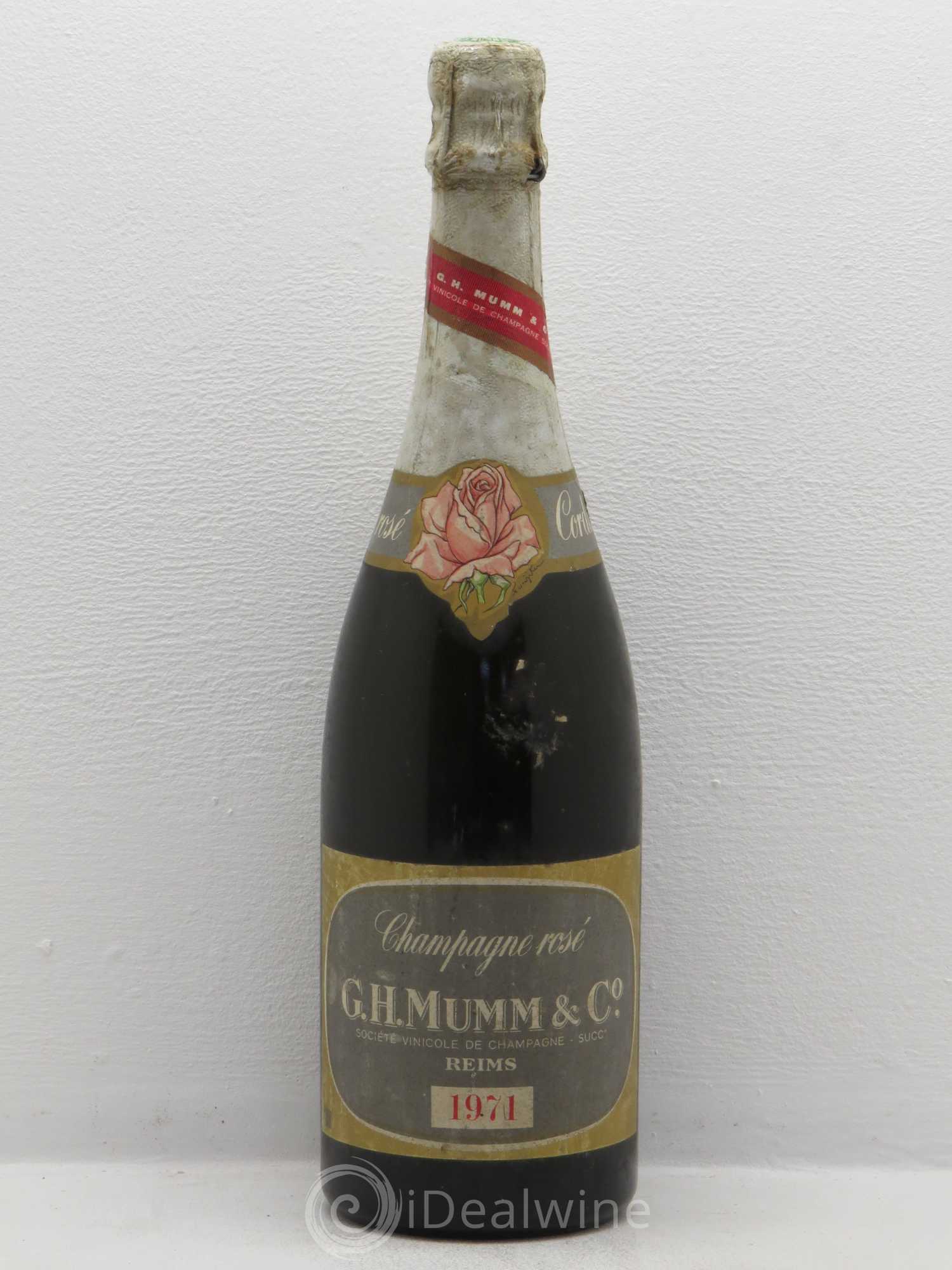 Champagne - Mumm 1971 - Lot de 1 bouteille - 0