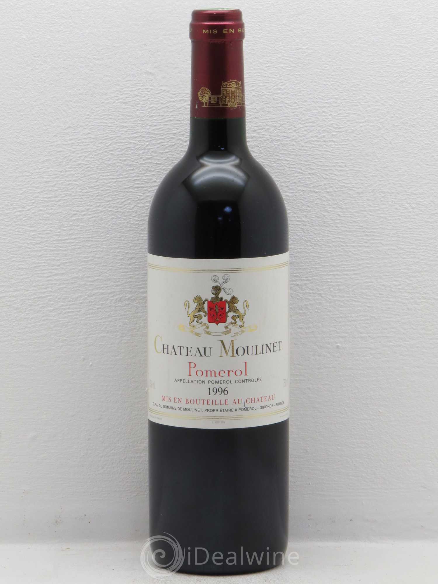 Château Moulinet 1996 - Lot de 1 bouteille - 0
