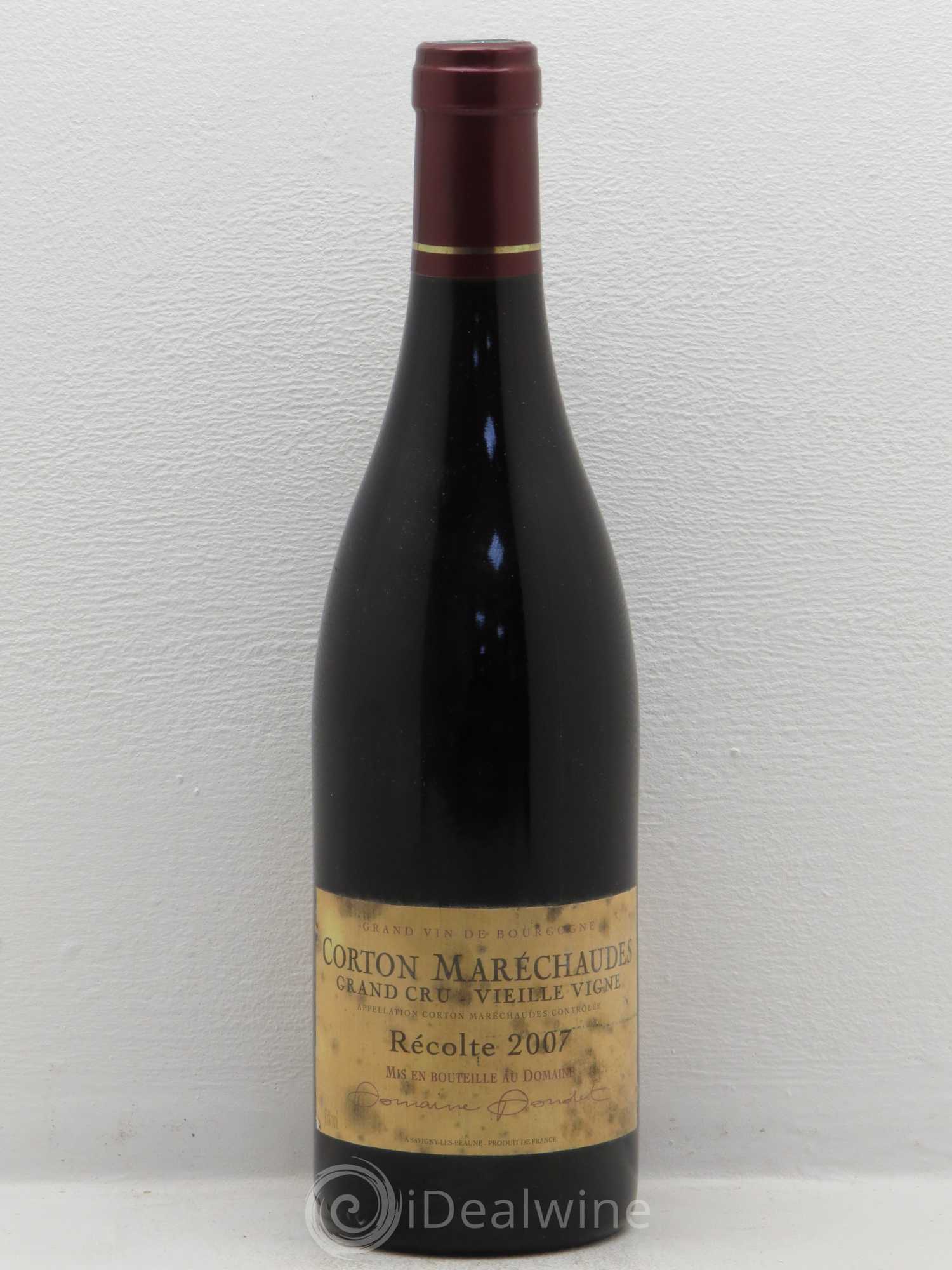 Corton Grand Cru Marechaudes Vieilles Vignes Doudet 2007 - Posten von 1 Flasche - 0