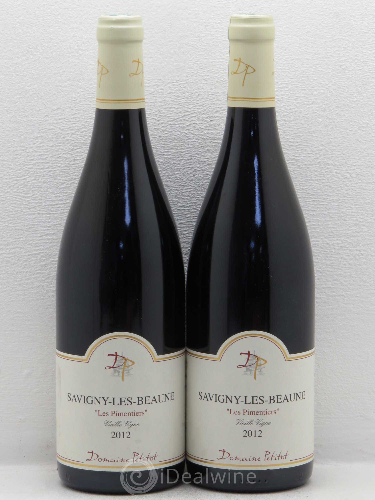 Savigny-lès-Beaune Les Pimentiers Vieilles Vignes Petitot 2012 - Posten von 2 Flaschen - 0