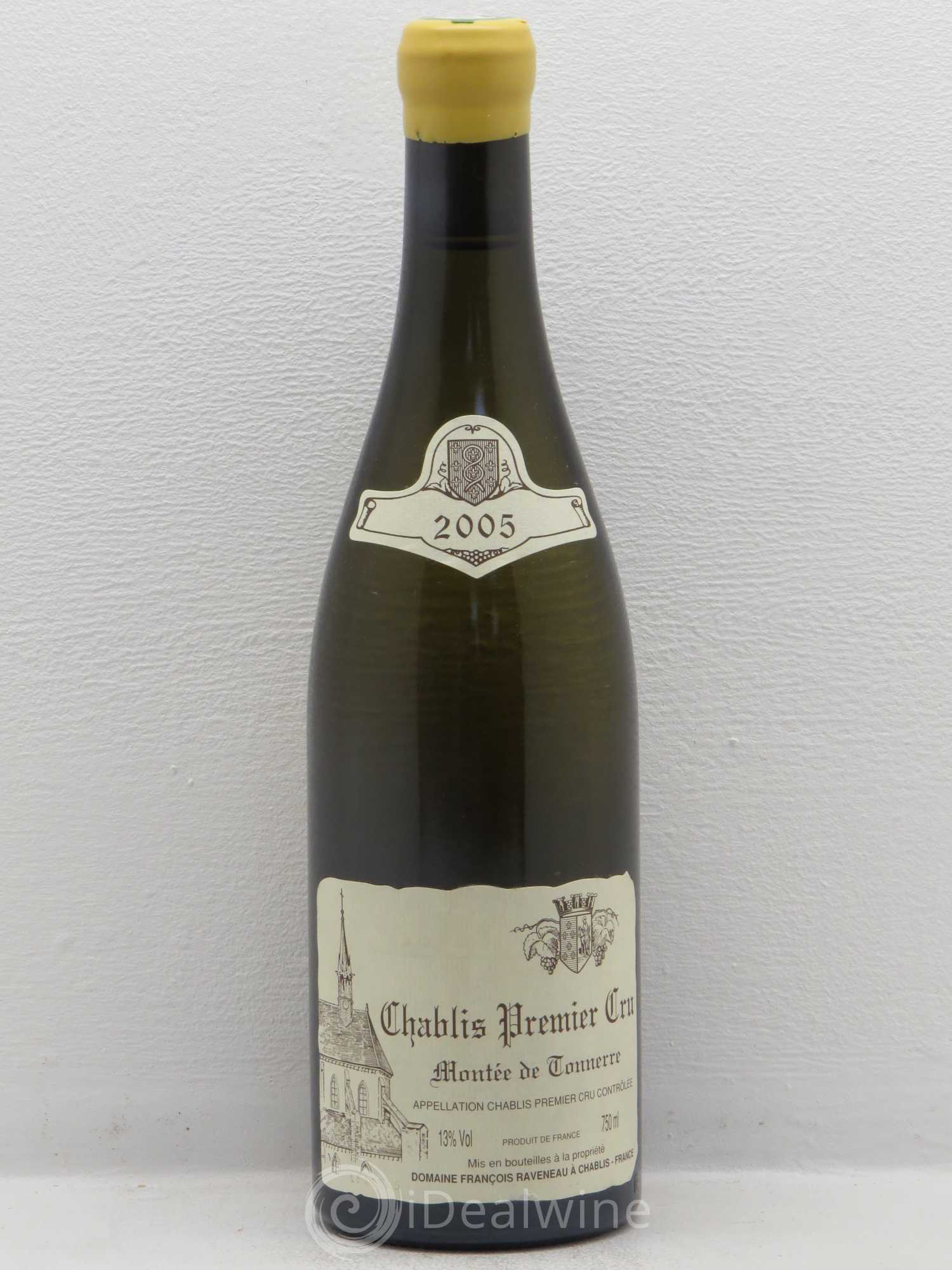 Chablis 1er Cru Montée de Tonnerre Raveneau (Domaine) 2005 - Lot de 1 bouteille - 0