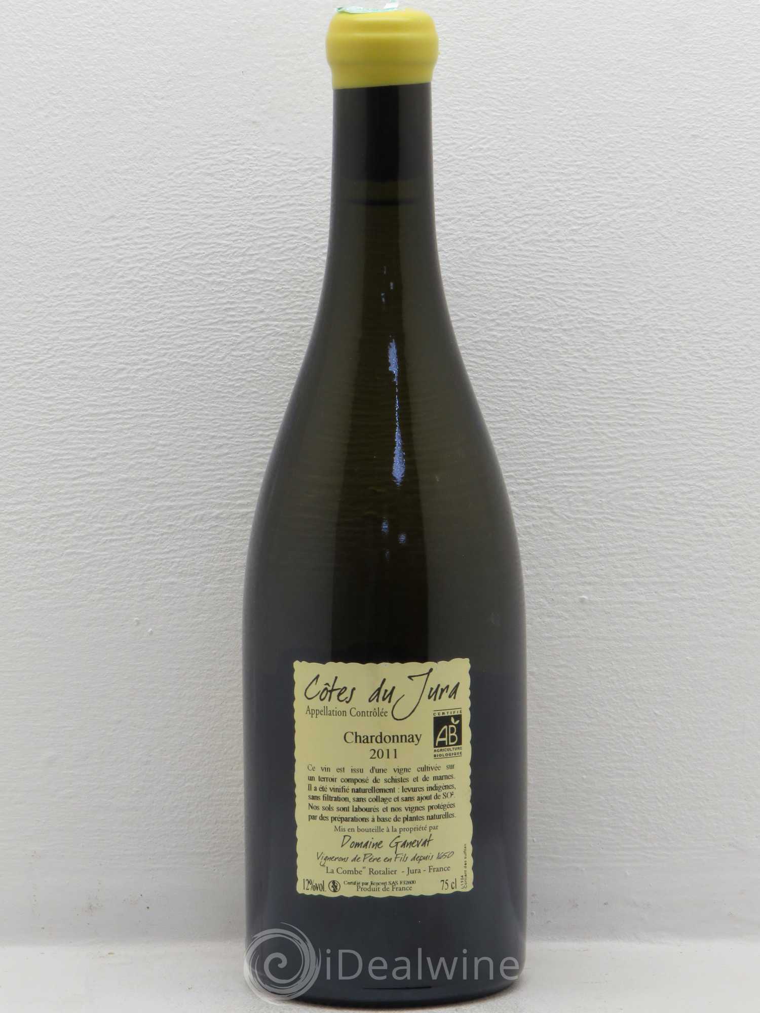 Côtes du Jura Grusse en Billat Jean-François Ganevat (Domaine) 2011 - Lot de 1 bouteille - 1