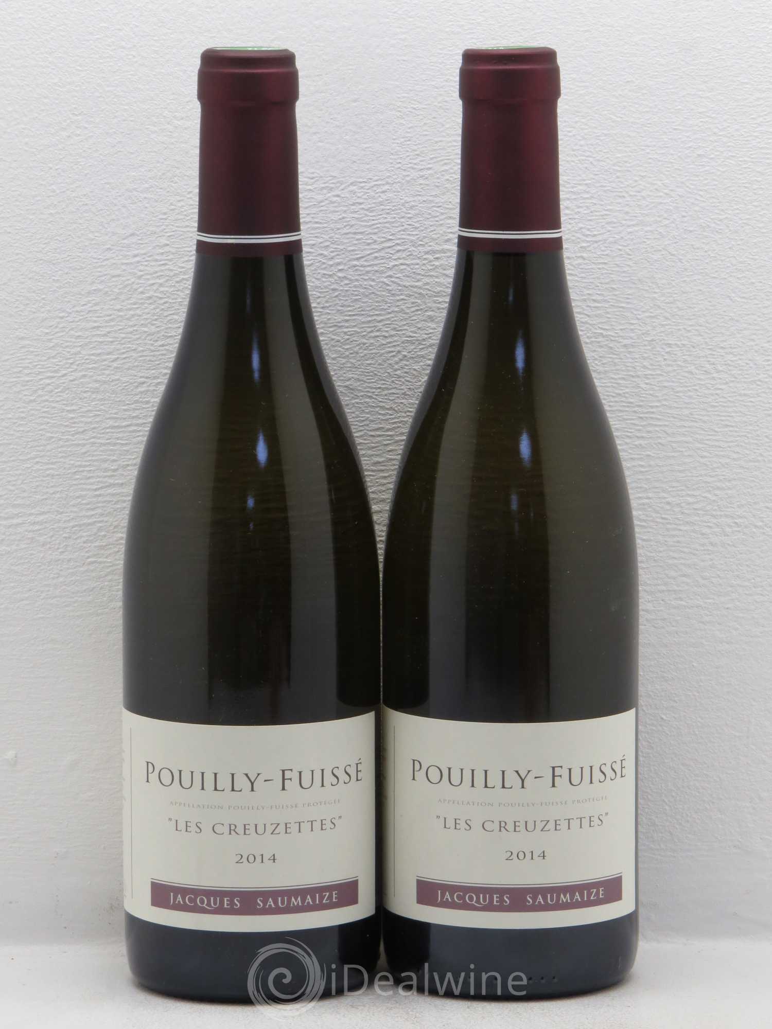 Pouilly-Fuissé Les Creuzettes Saumaize Jacques 2014 - Posten von 2 Flaschen - 0