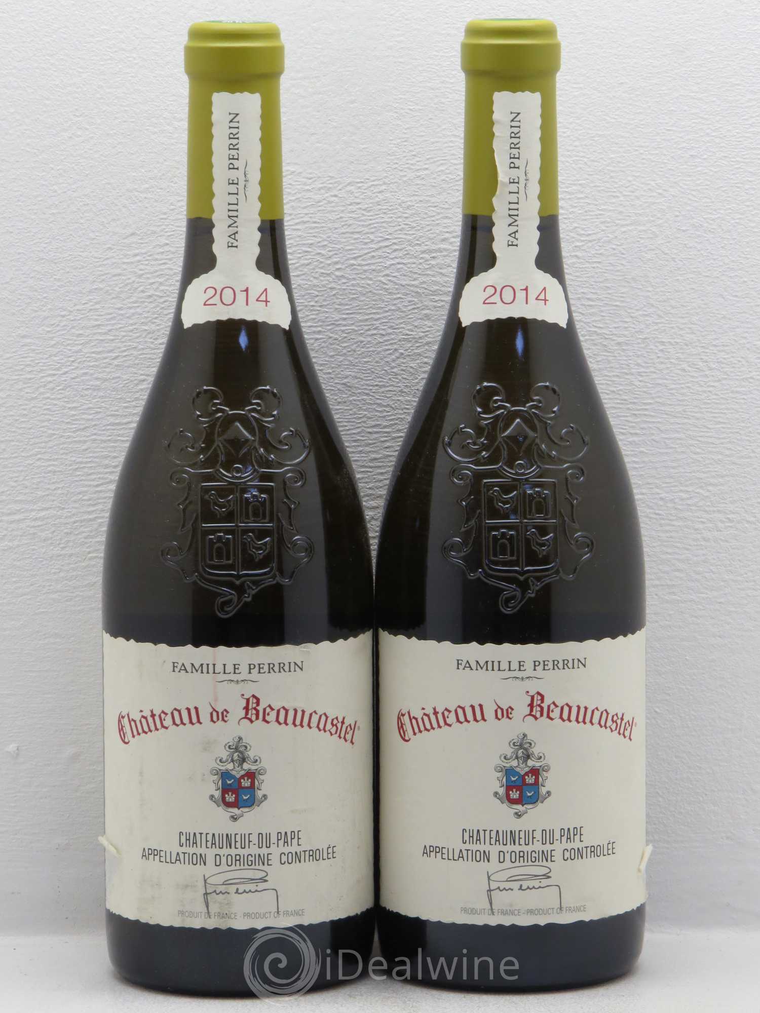 Châteauneuf-du-Pape Château de Beaucastel Famille Perrin 2014 - Lot de 2 bouteilles - 0