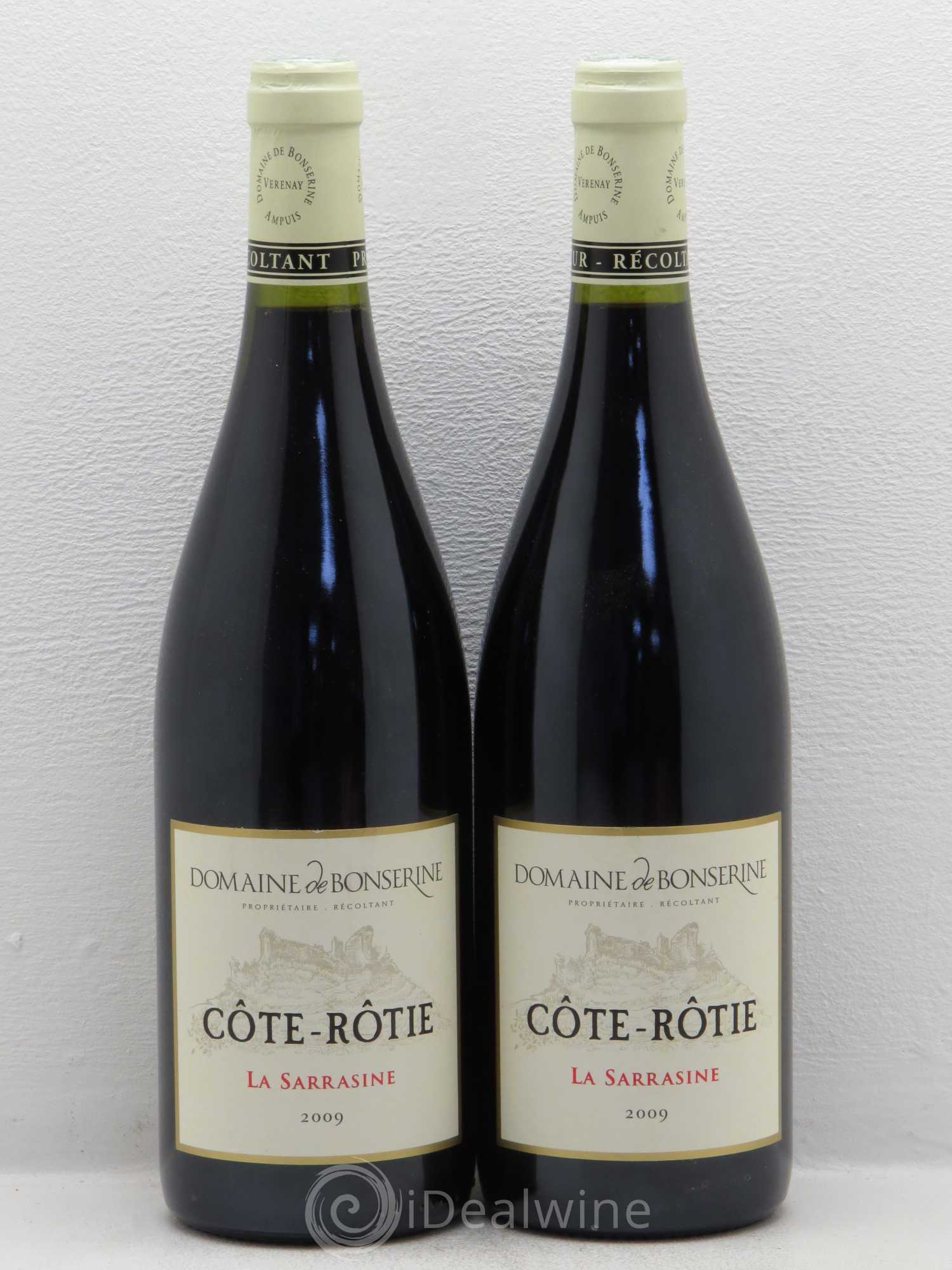 Côte-Rôtie La Sarrasine Bonserine (Domaine de) 2009 - Lot de 2 bouteilles - 0