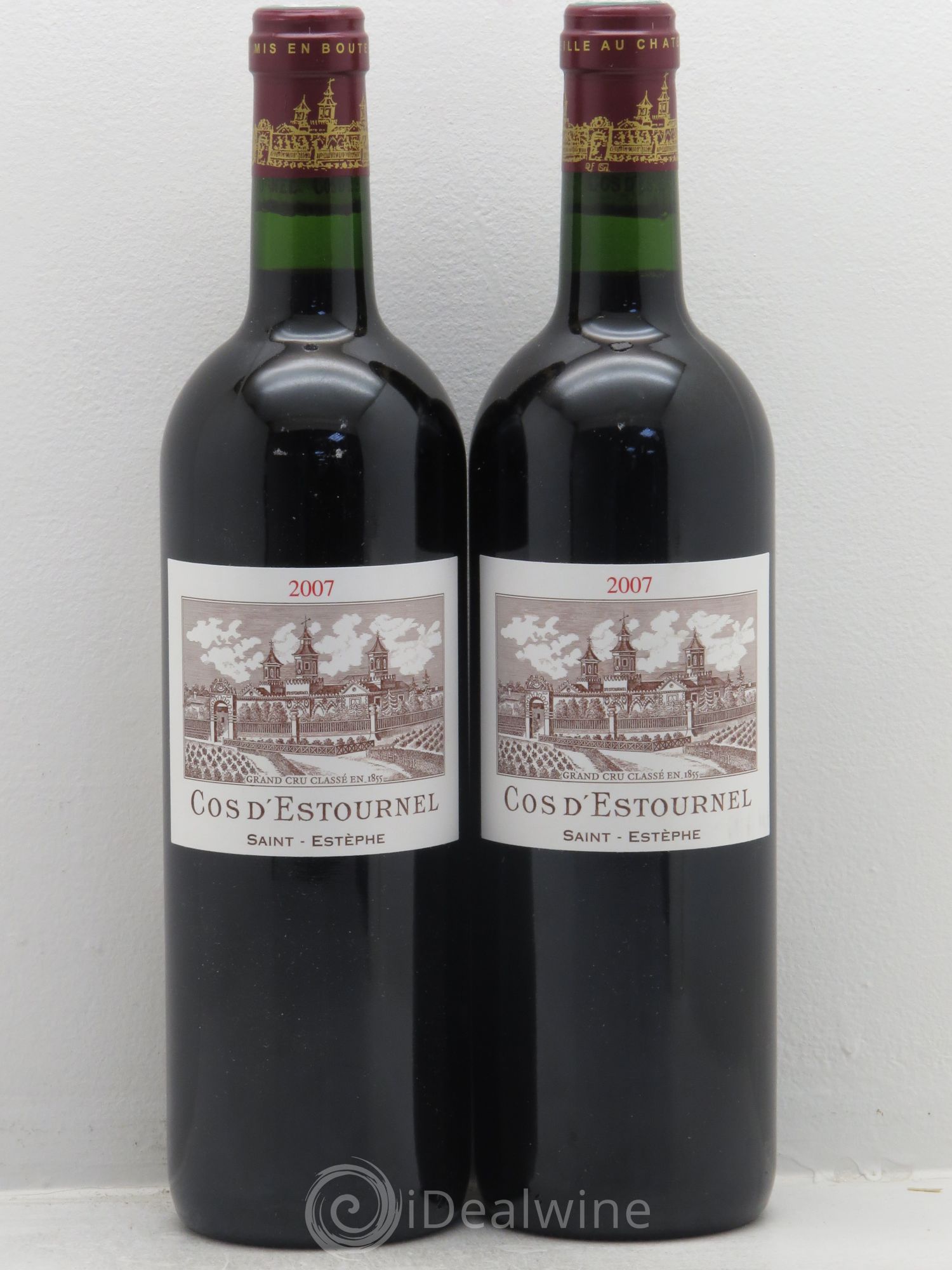 Cos d'Estournel 2ème Grand Cru Classé 2007 - Lot de 2 bouteilles - 0