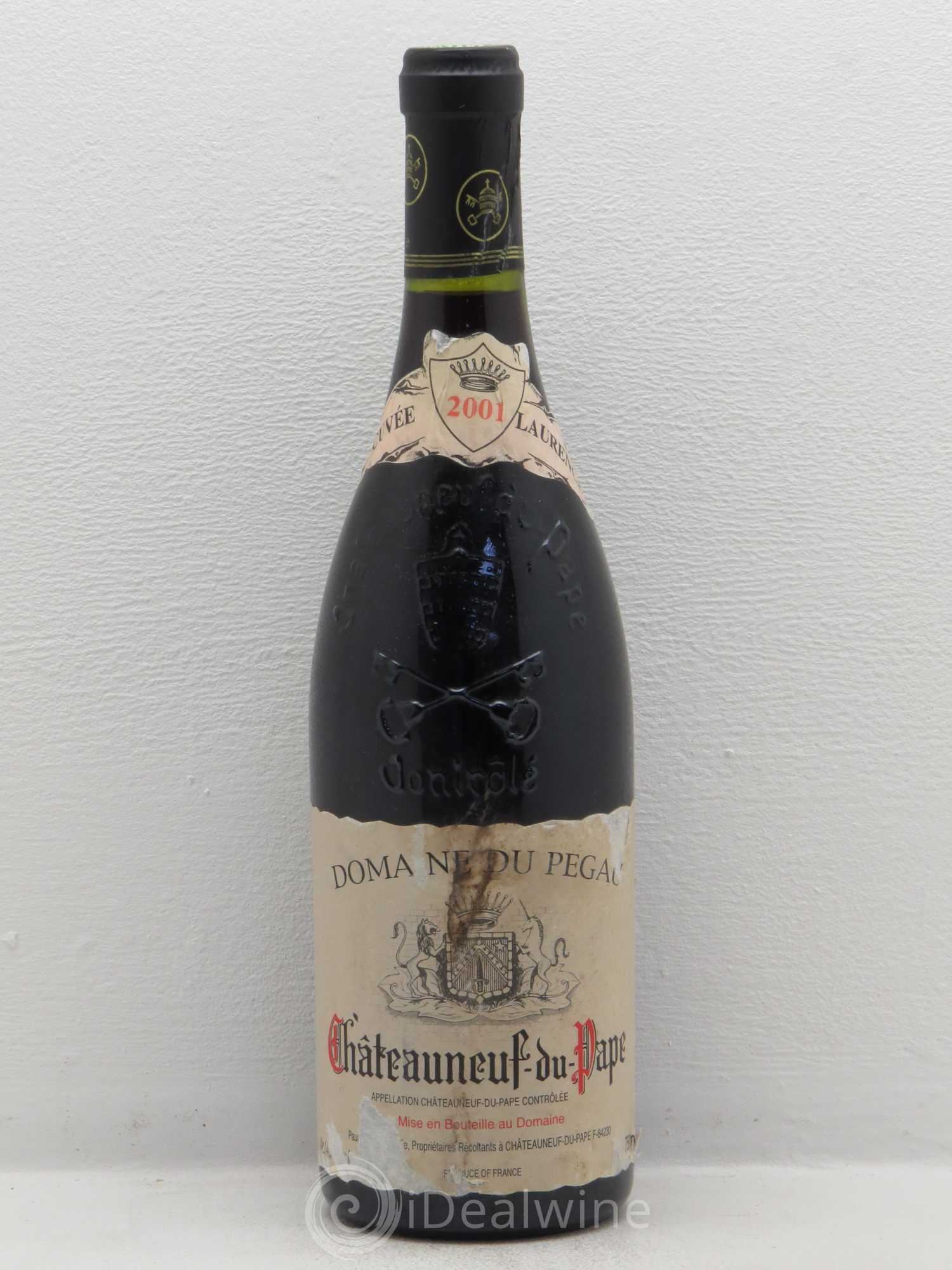 Châteauneuf-du-Pape Domaine du Pégau Cuvée Laurence Paul et Laurence Féraud 2001 - Lot de 1 bouteille - 0