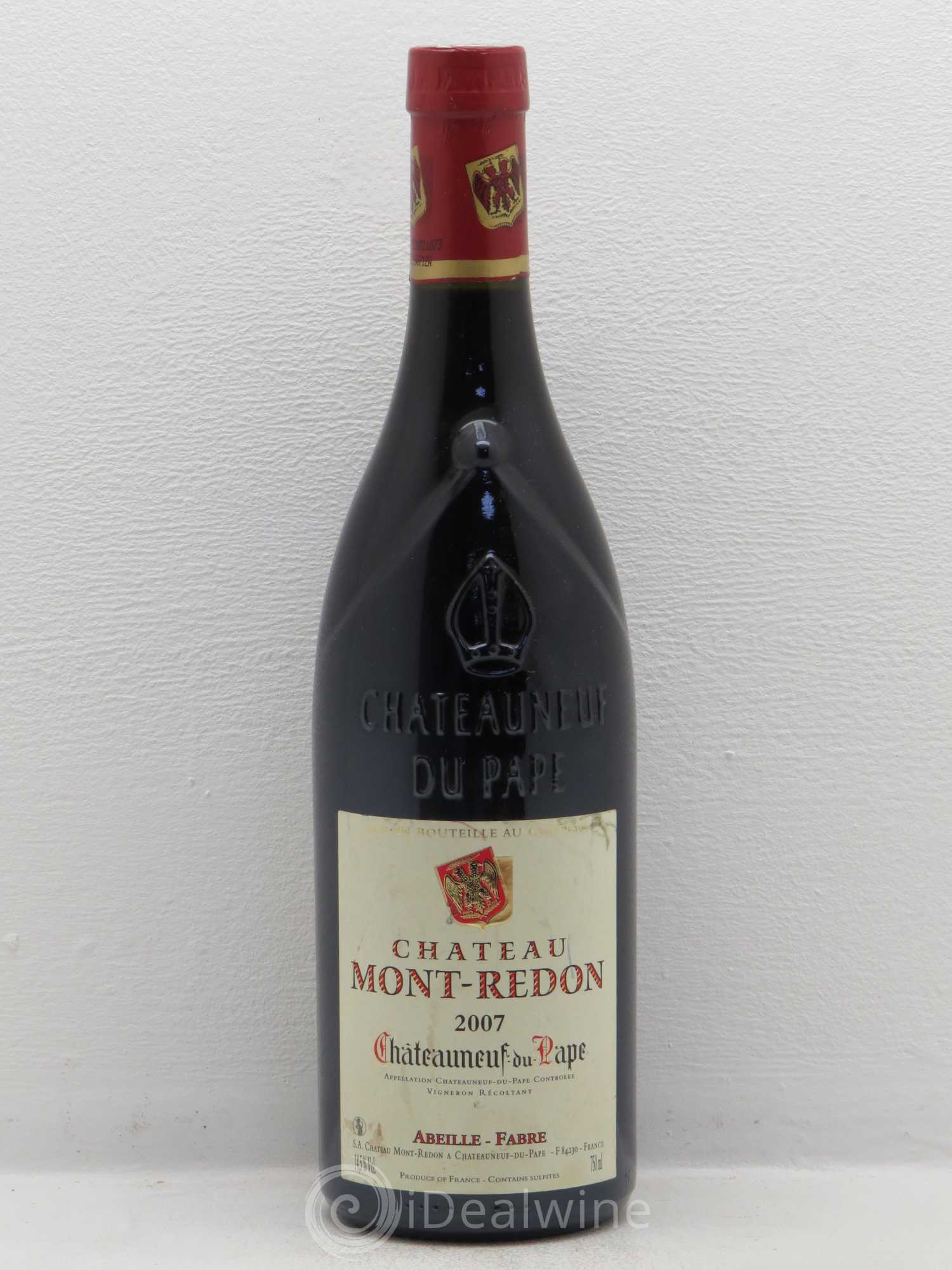 Châteauneuf-du-Pape Château Mont-Redon Famille Abeille-Fabre 2007 - Lot de 1 bouteille - 0