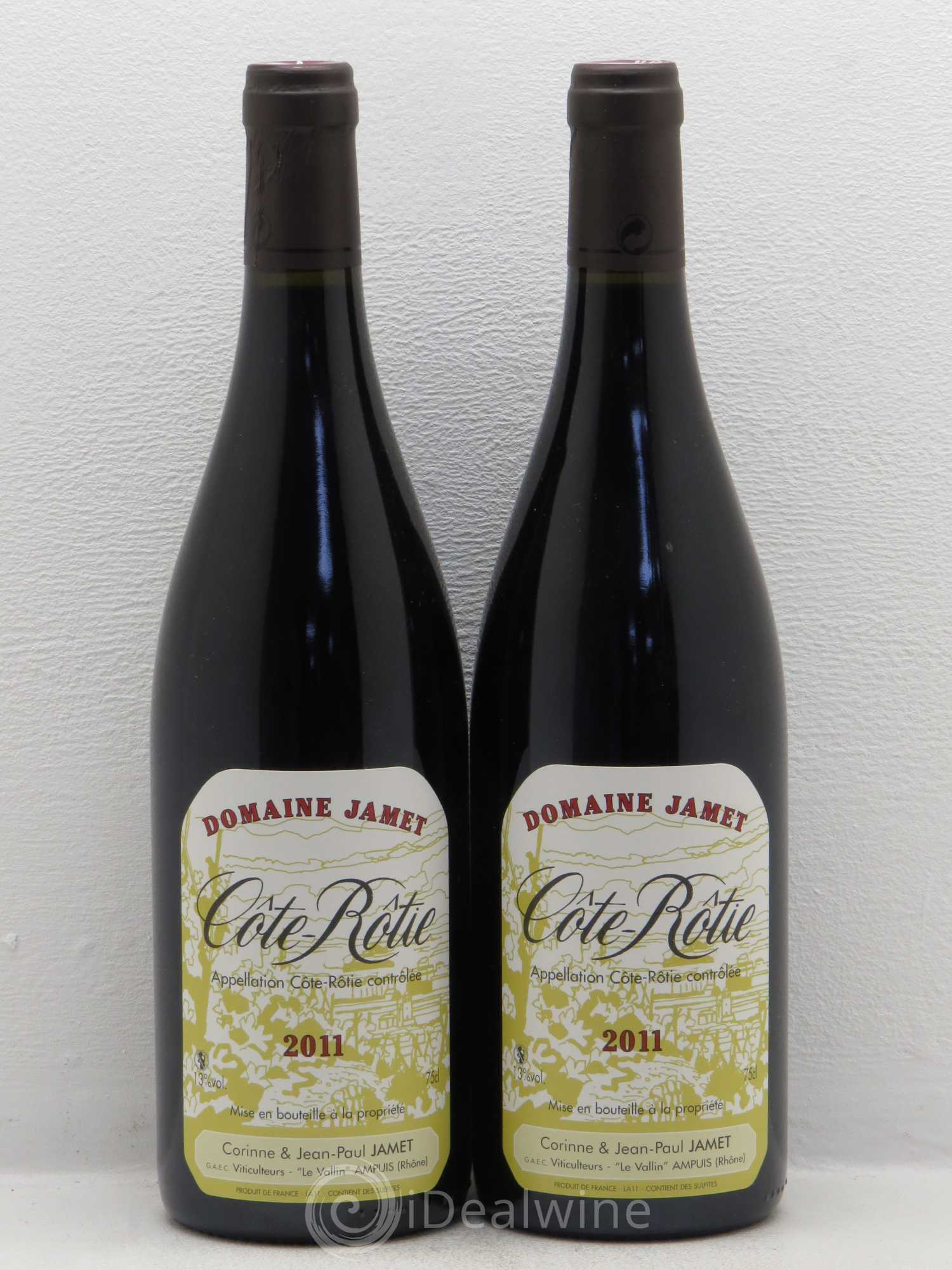 Côte-Rôtie Jamet (Domaine) 2011 - Lot de 2 bouteilles - 0