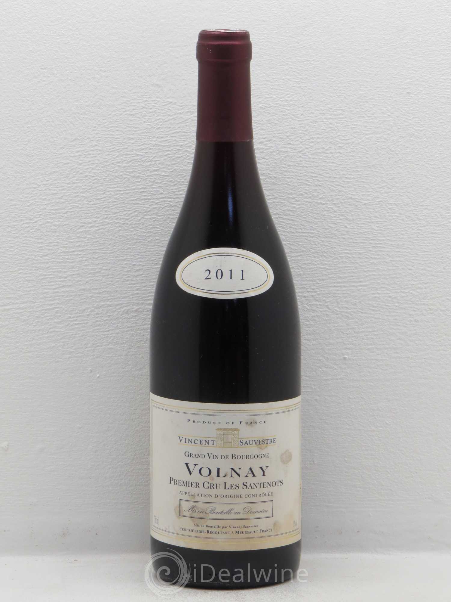 Volnay 1er Cru Les Santenots Sauvestre 2011 - Posten von 1 Flasche - 0