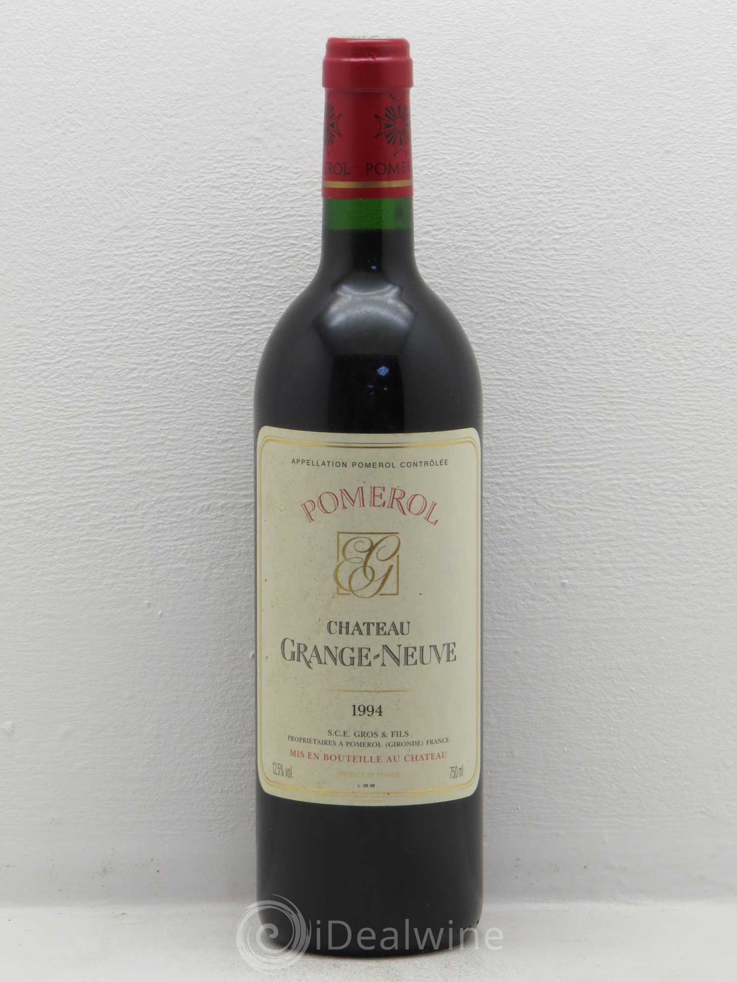 Bordeaux Pomerol Château Grange Neuve 1994 - Posten von 1 Flasche - 0