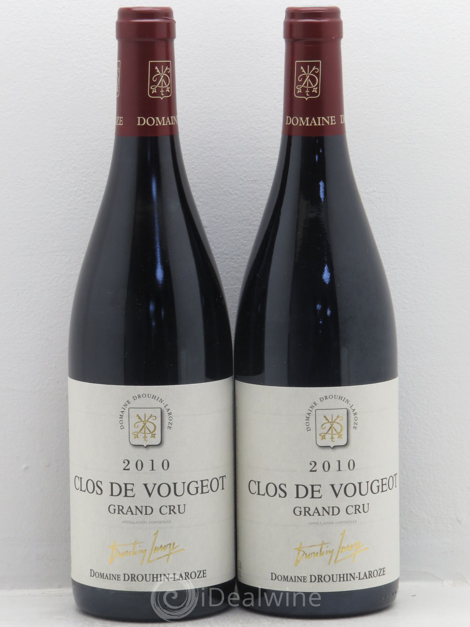Clos de Vougeot Grand Cru Domaine Drouhin-Laroze 2010 - Lot de 2 bouteilles - 0