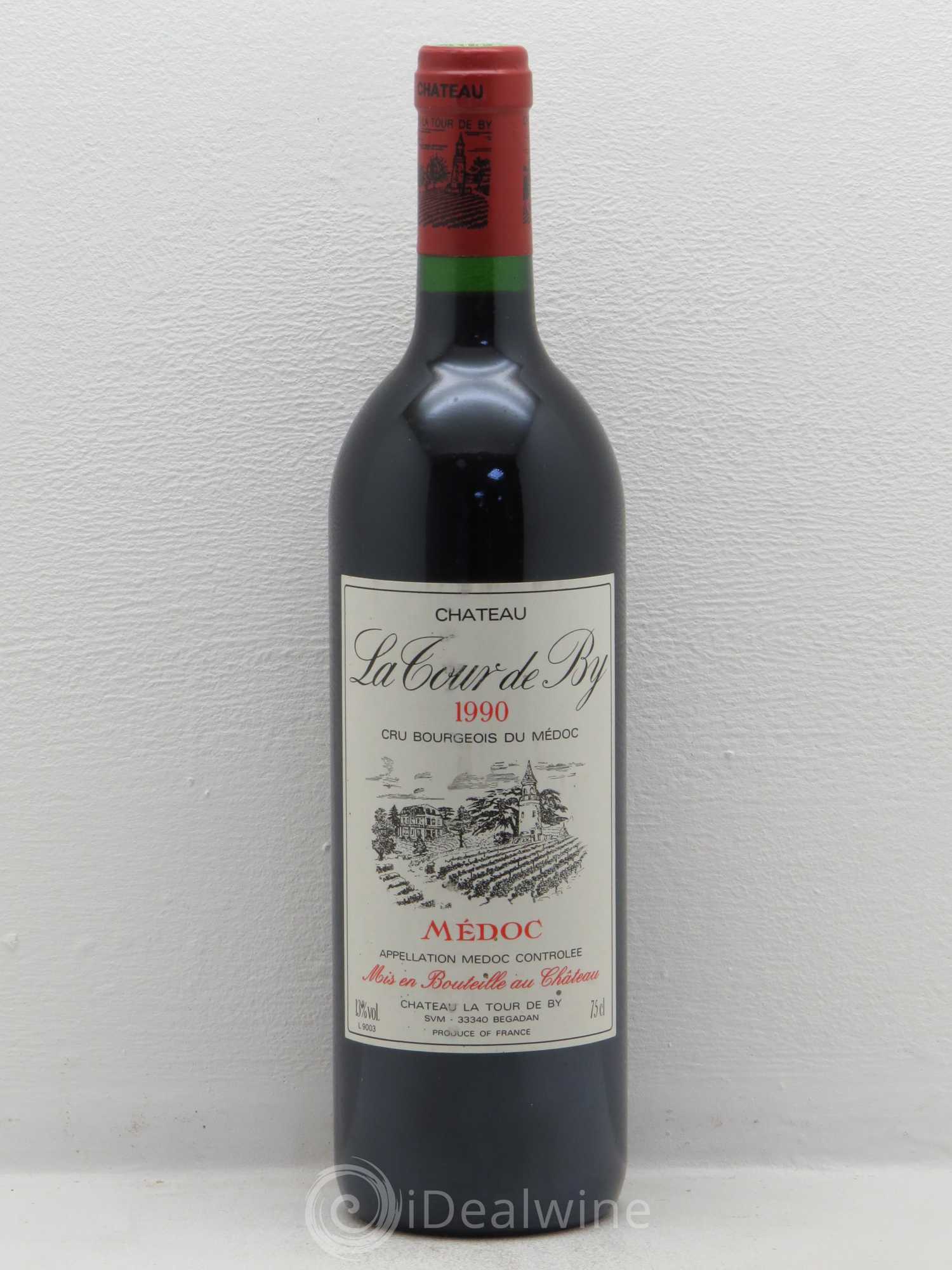 Château La Tour de By Cru Bourgeois 1990 - Lot de 1 bouteille - 0