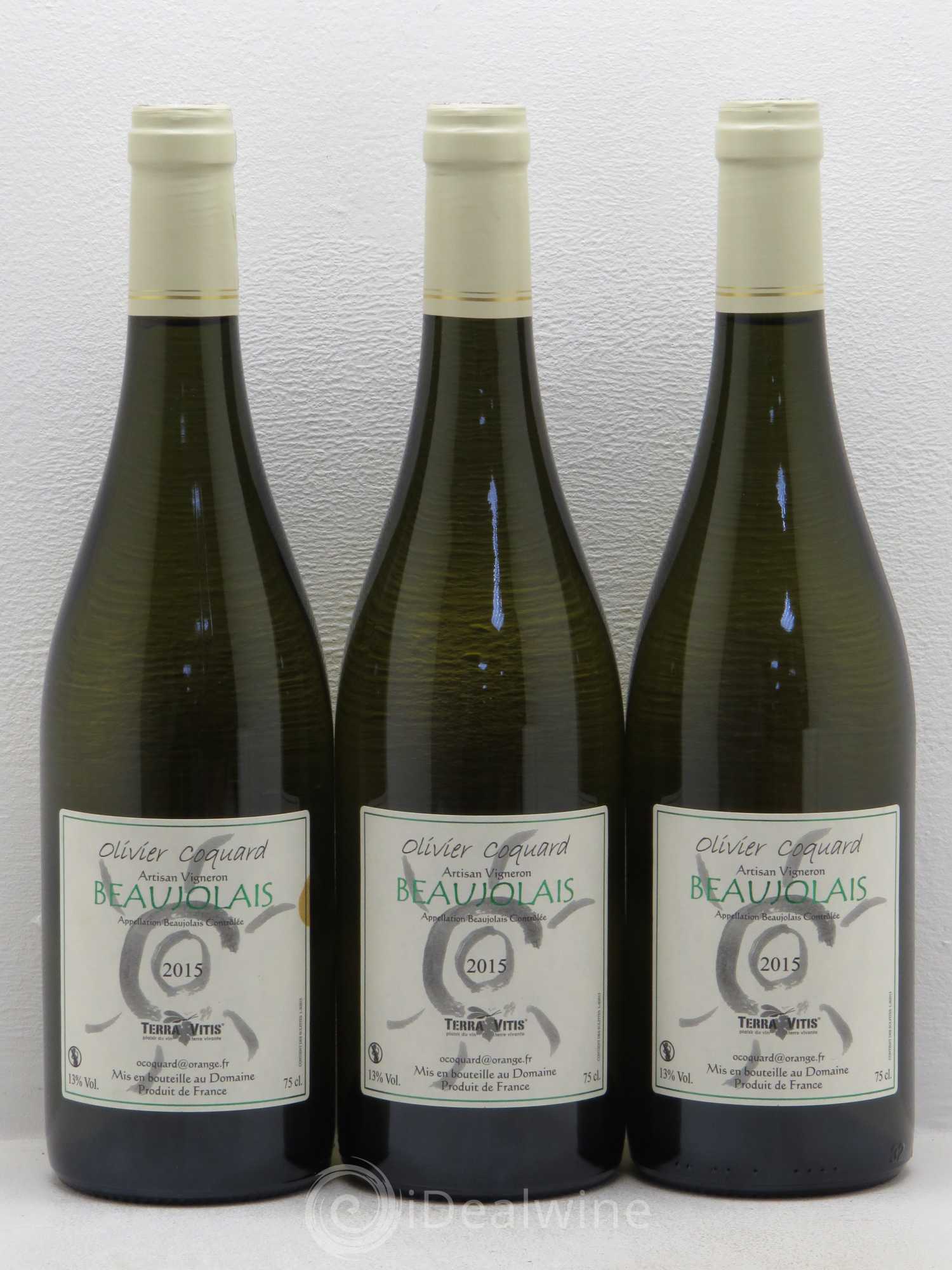 Beaujolais Olivier Coquard 2015 - Posten von 3 Flaschen - 0