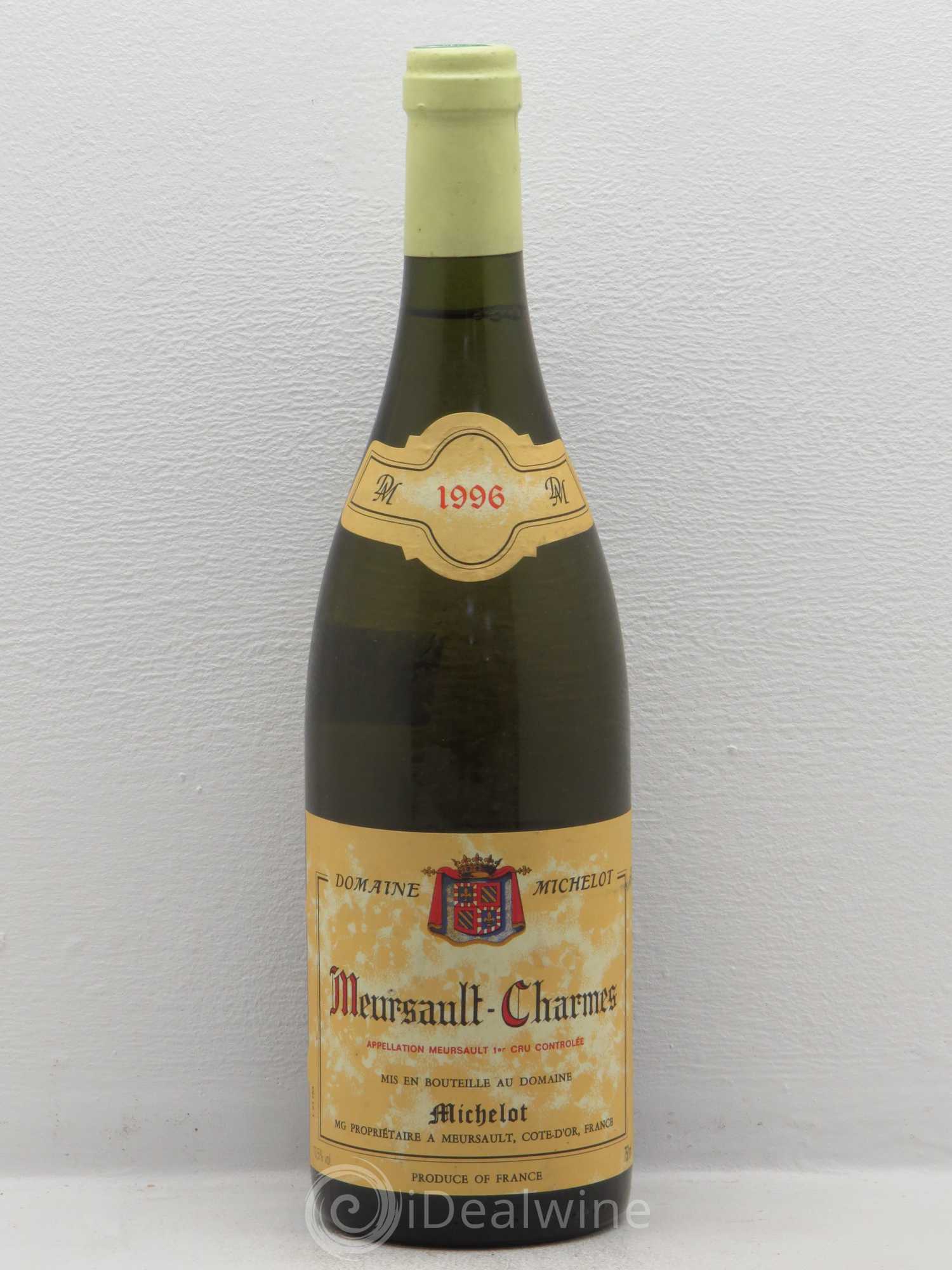 Meursault 1er Cru Charmes - Michelot 1996 - Posten von 1 Flasche - 0
