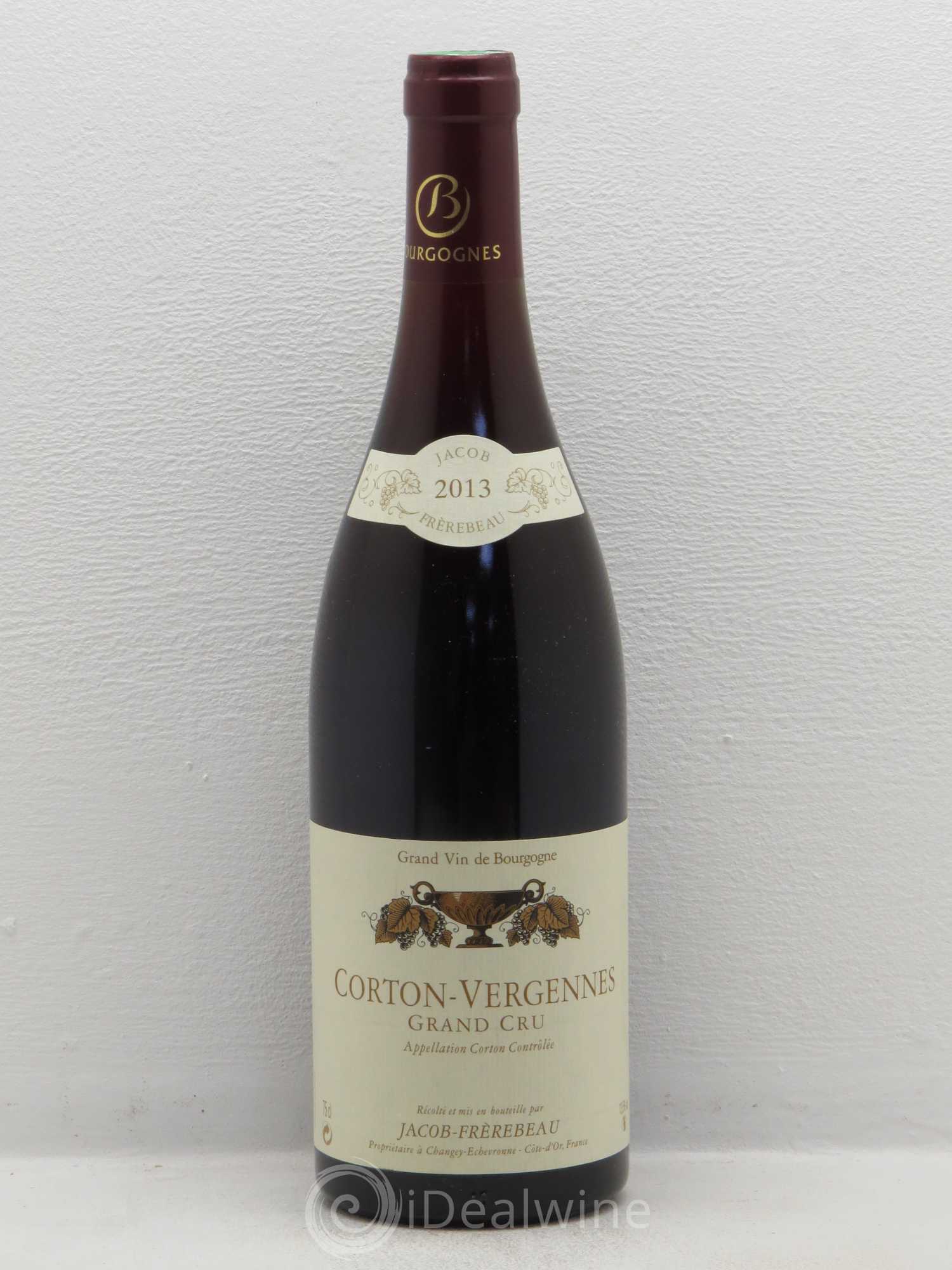 Corton Grand Cru Vergennes Jacob Frerebeau 2013 - Posten von 1 Flasche - 0