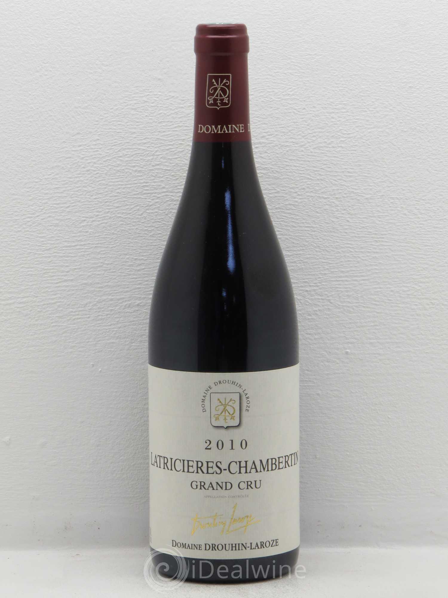 Latricières-Chambertin Grand Cru Domaine Drouhin-Laroze 2010 - Lot de 1 bouteille - 0