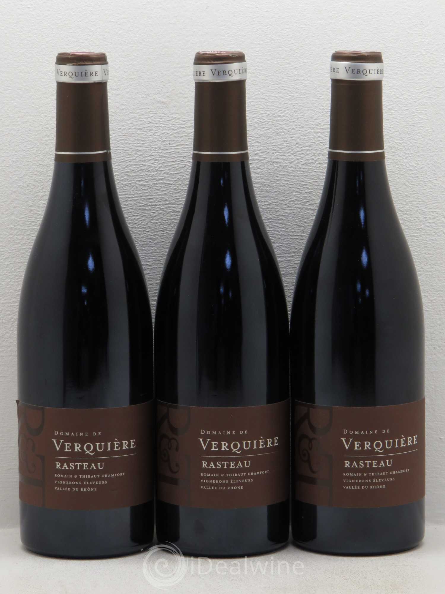 Rasteau Domaine de Verquière 2012 - Lot de 3 bouteilles - 0