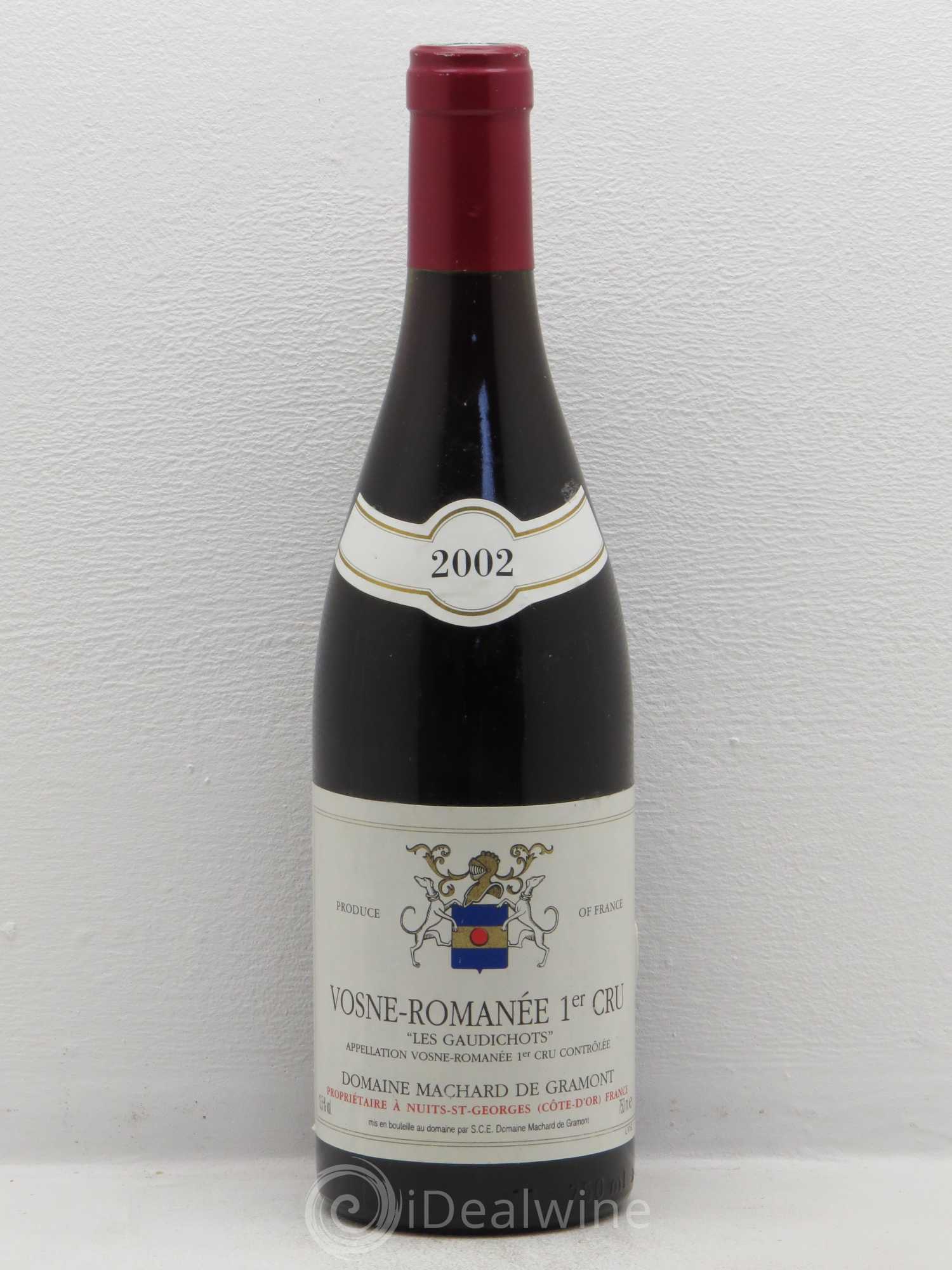 Vosne-Romanée 1er Cru Les Gaudichots Machard De Gramont 2002 - Posten von 1 Flasche - 0