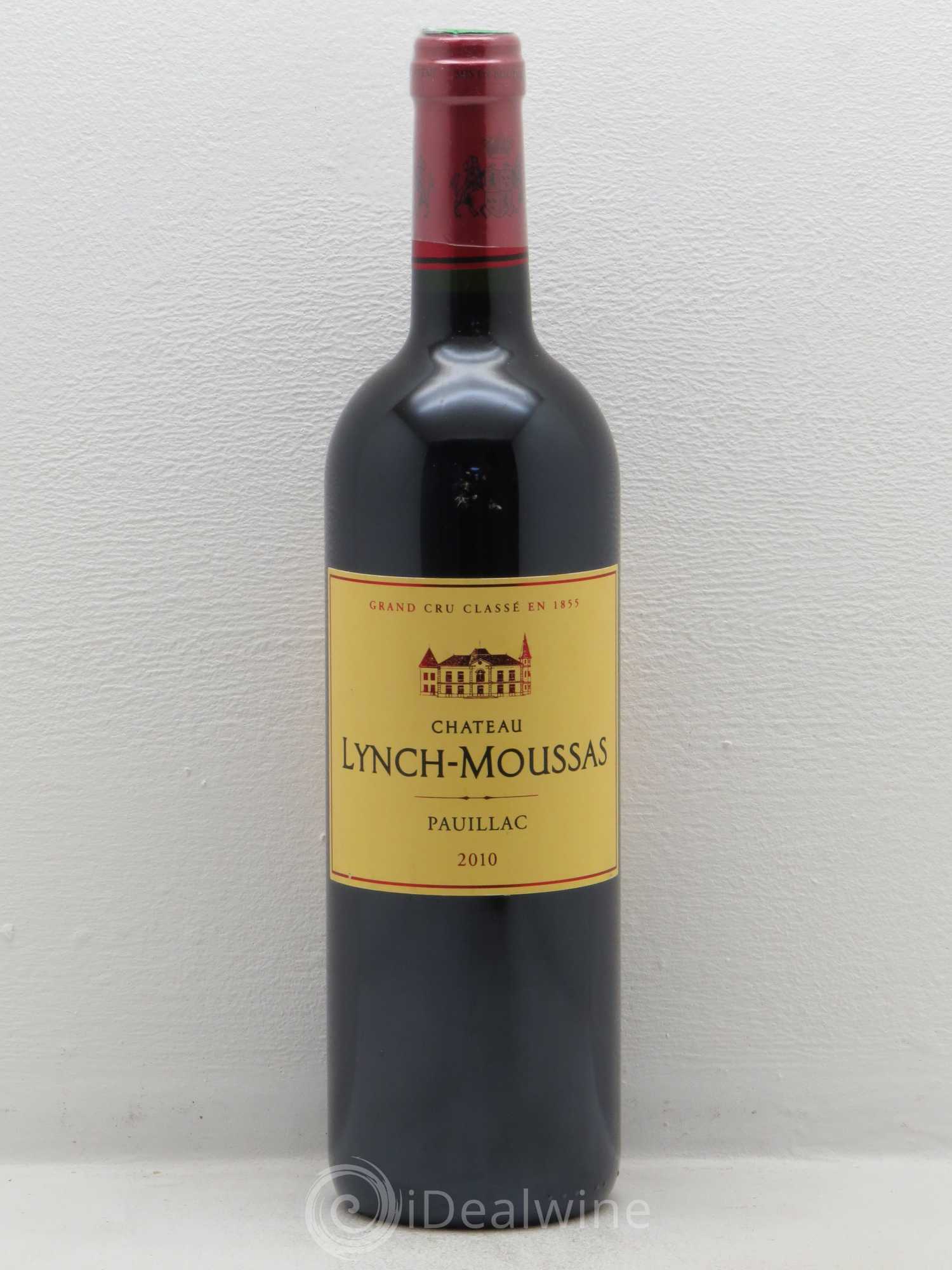 Château Lynch Moussas 5ème Grand Cru Classé 2010 - Lot de 1 bouteille - 0