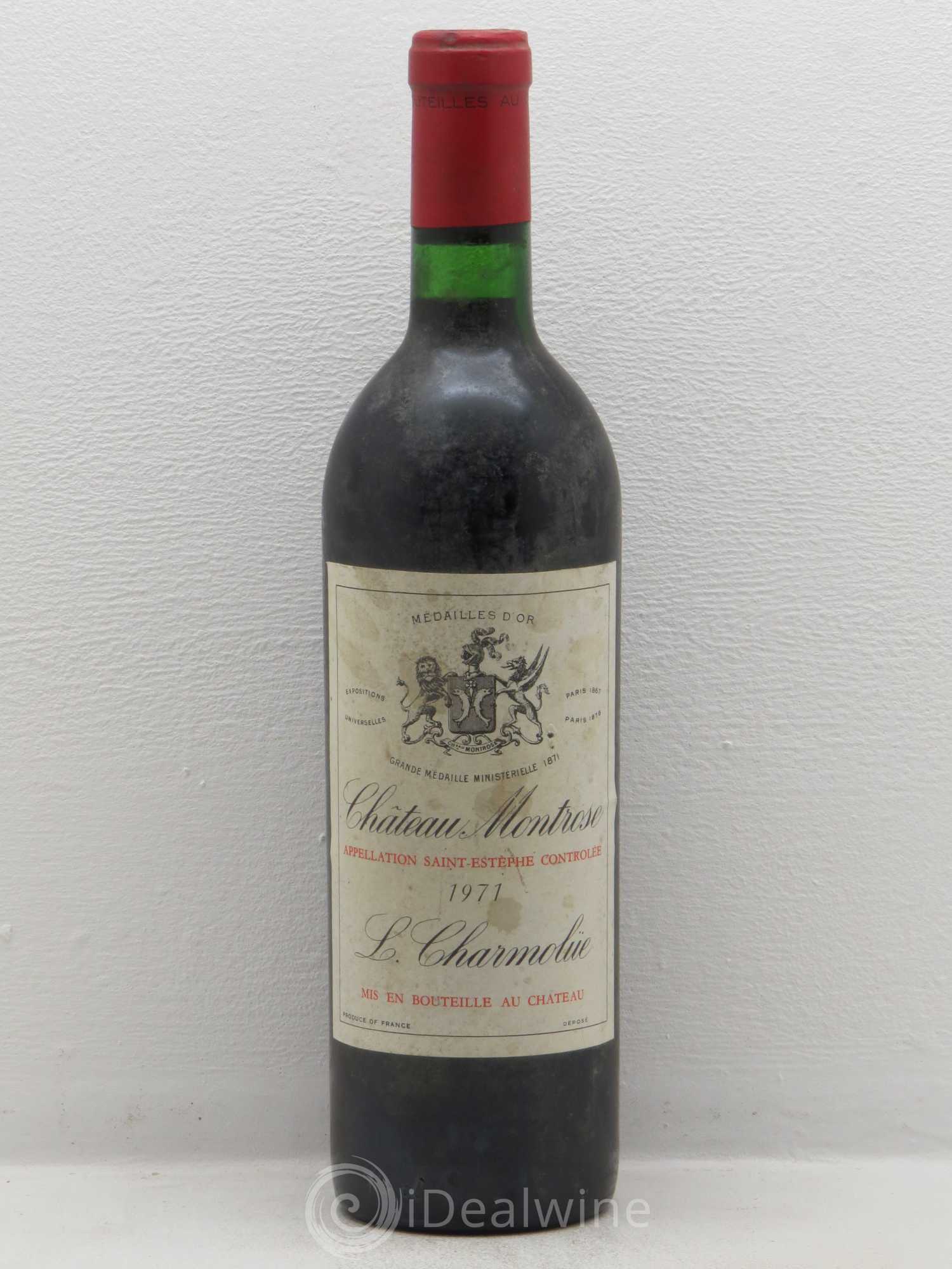 Château Montrose 2ème Grand Cru Classé 1971 - Lot de 1 bouteille - 0