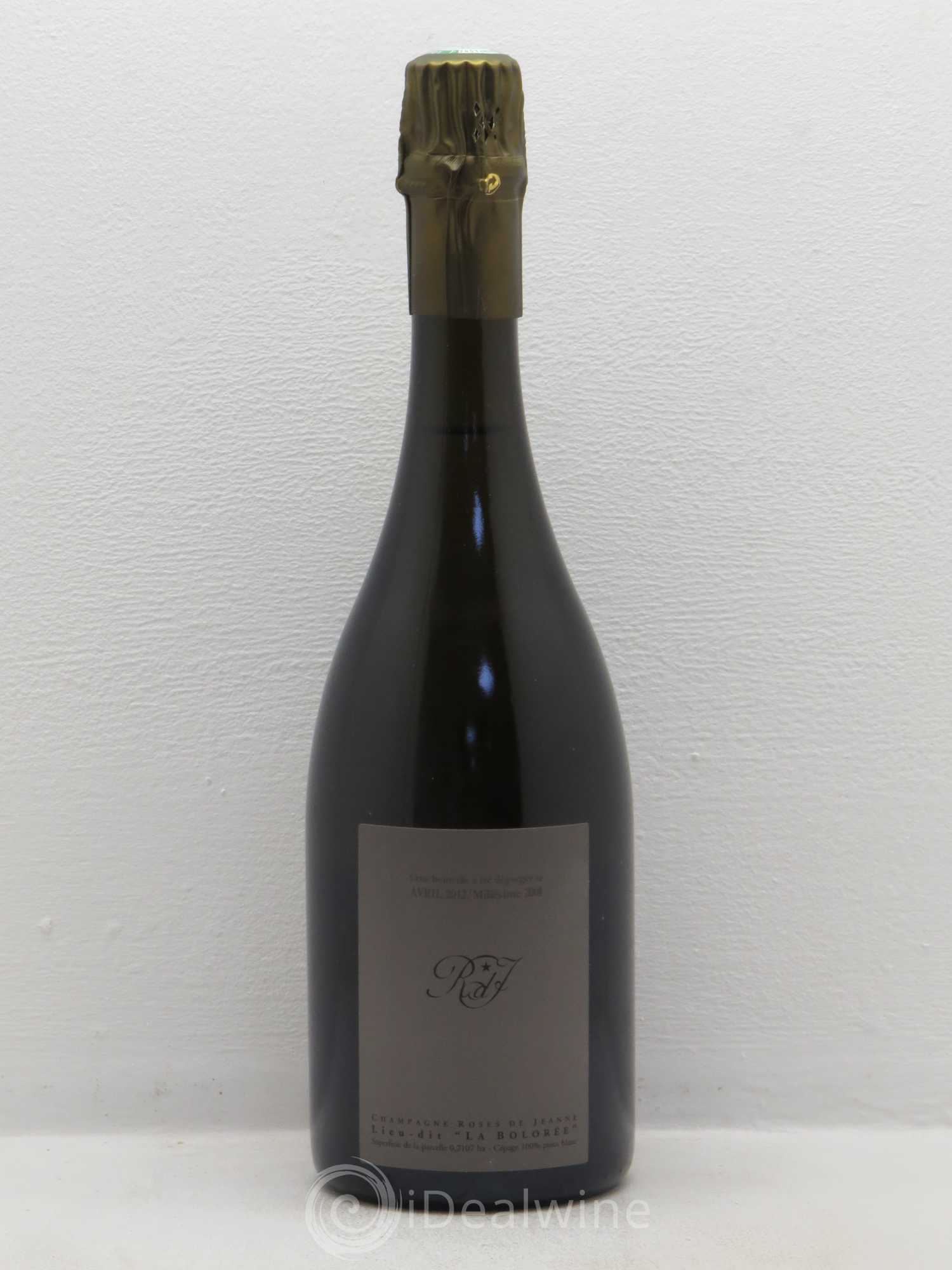 Roses de Jeanne La Bolorée Cédric Bouchard Blanc de Blancs (100% pinot blanc) 2008 - Posten von 1 Flasche - 1
