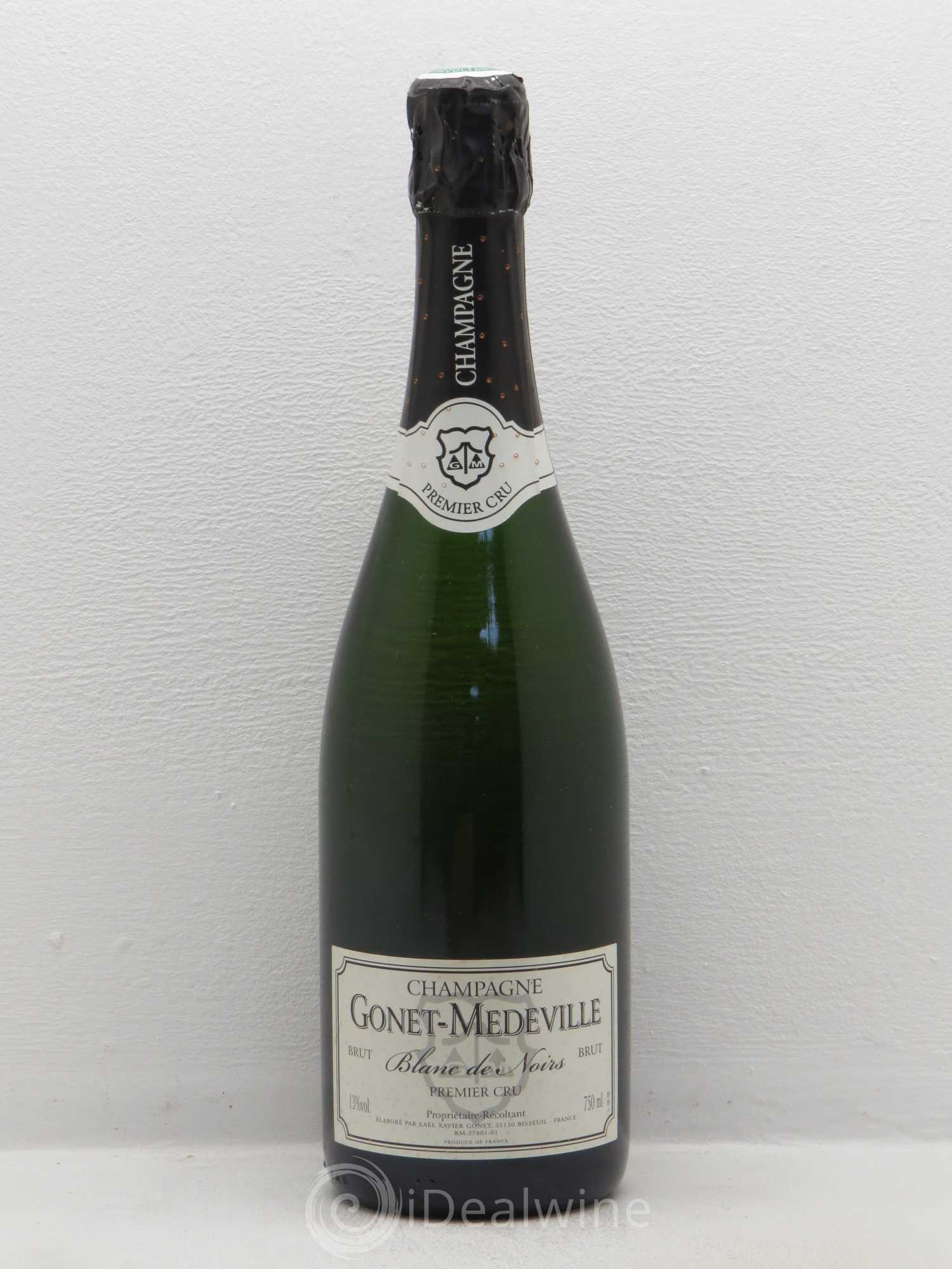 Champagne 1er Cru Blanc de Noirs Gonet-Medeville - Posten von 1 Flasche - 0