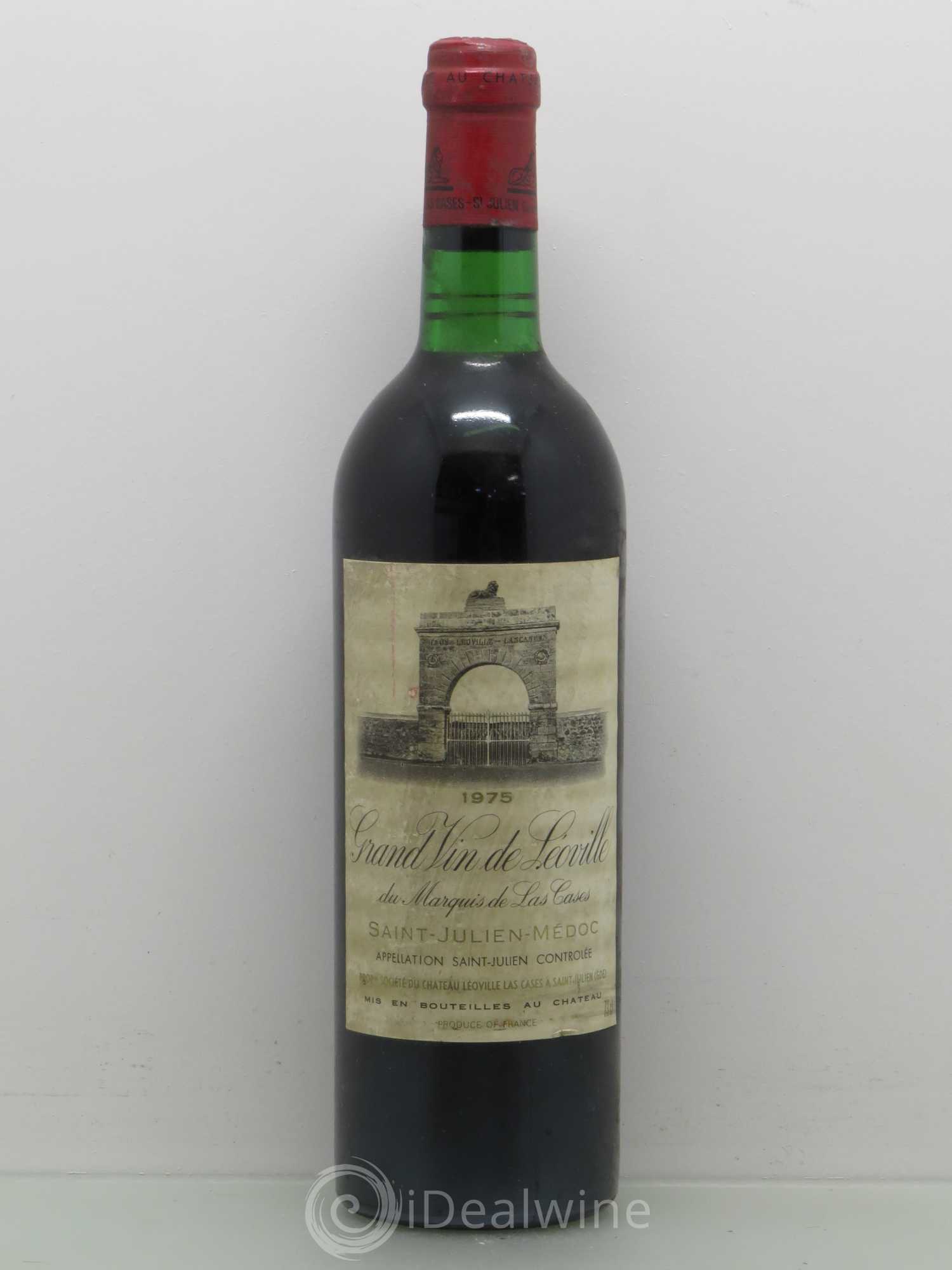 Château Léoville Las Cases 2ème Grand Cru Classé 1975 - Lot de 1 bouteille - 0