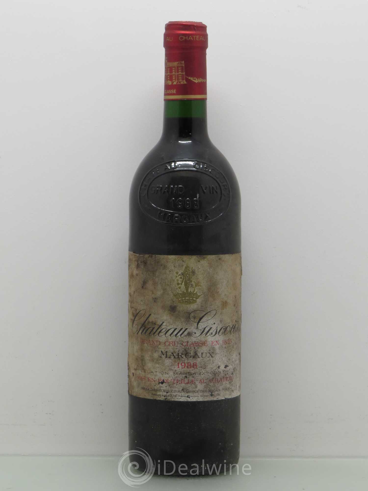 Château Giscours 3ème Grand Cru Classé 1988 - Lot de 1 bouteille - 0