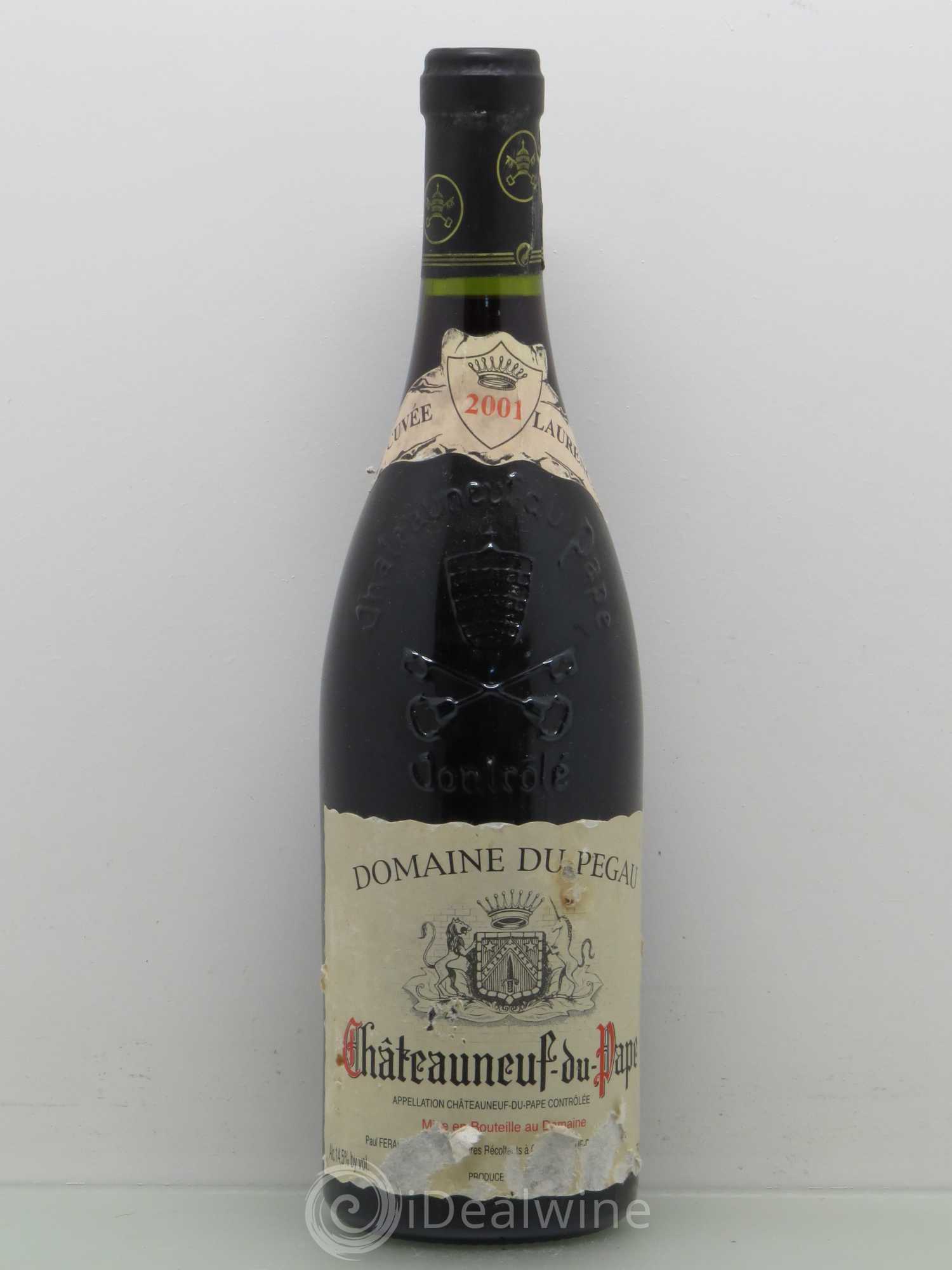 Châteauneuf-du-Pape Domaine du Pégau Cuvée Laurence Paul et Laurence Féraud 2001 - Lot de 1 bouteille - 0
