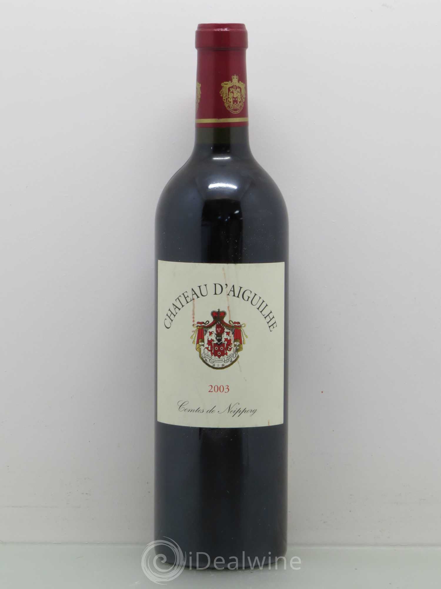 Château d' Aiguilhe 2003 - Lot de 1 bouteille - 0