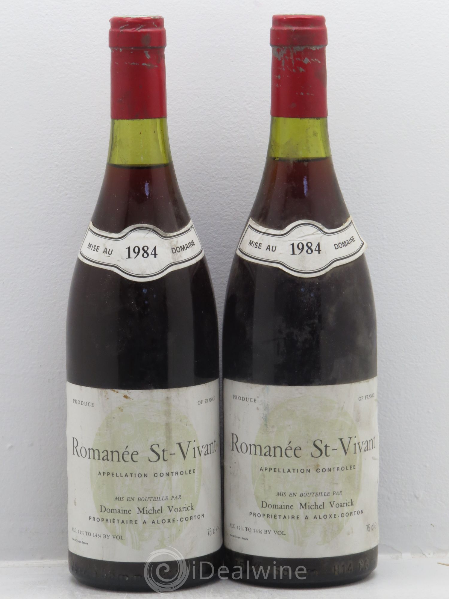 Romanée-Saint-Vivant Grand Cru domaine Voarick 1984 - Lotto di 2 bottiglie - 0