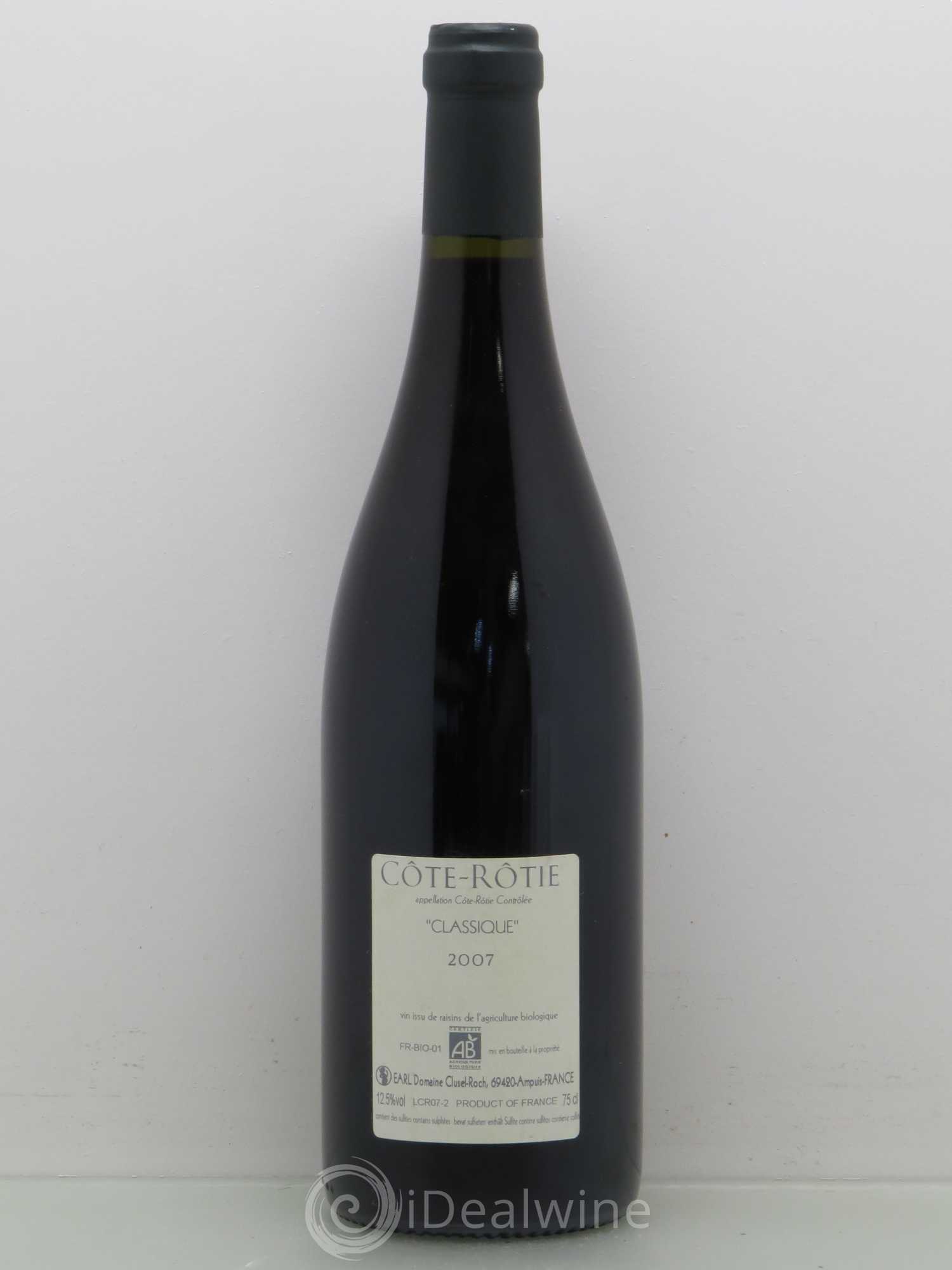 Côte-Rôtie Clusel-Roch 2007 - Lot of 1 bottle - 1