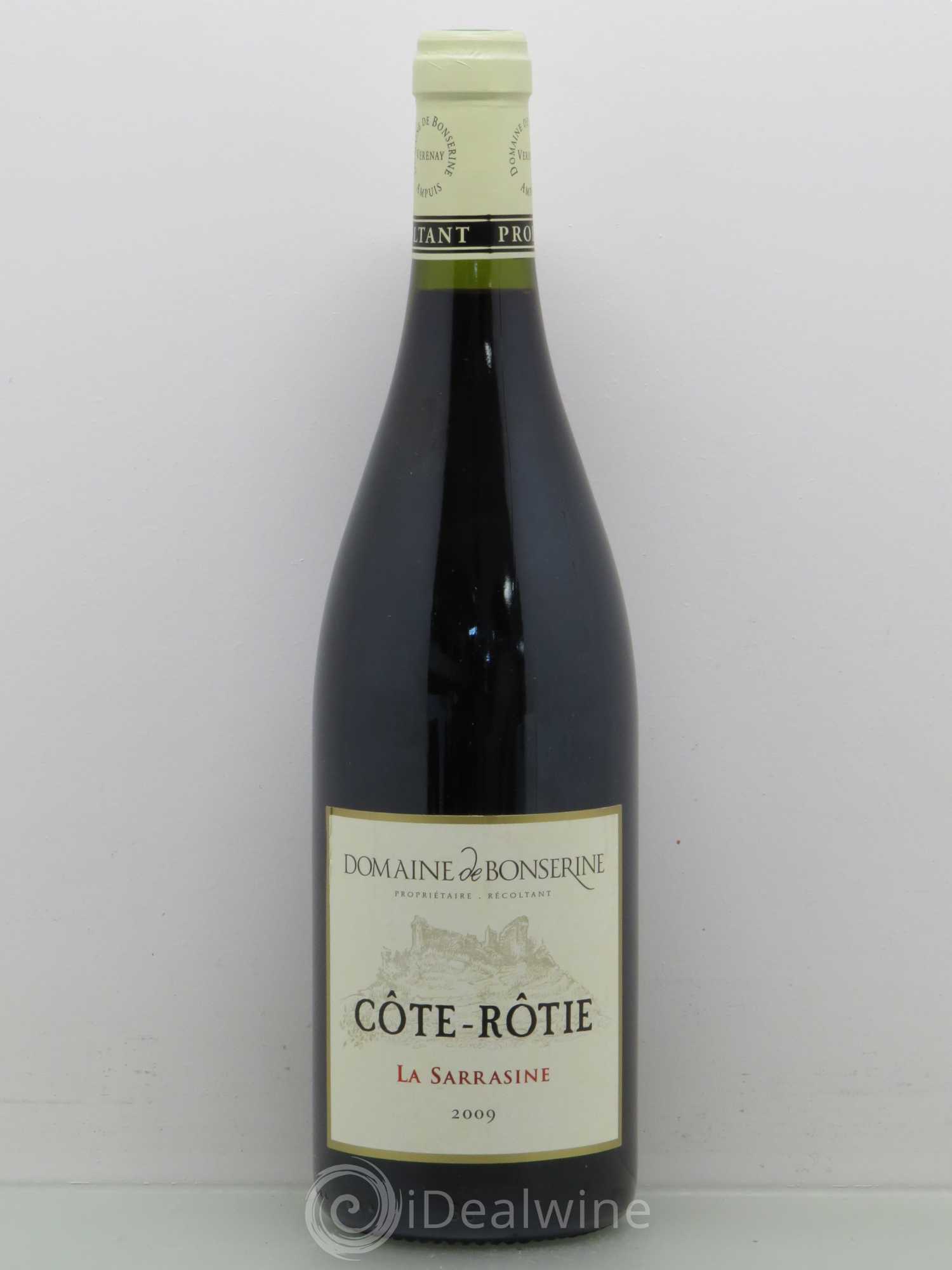 Côte-Rôtie La Sarrasine Bonserine (Domaine de) 2009 - Lot de 1 bouteille - 0