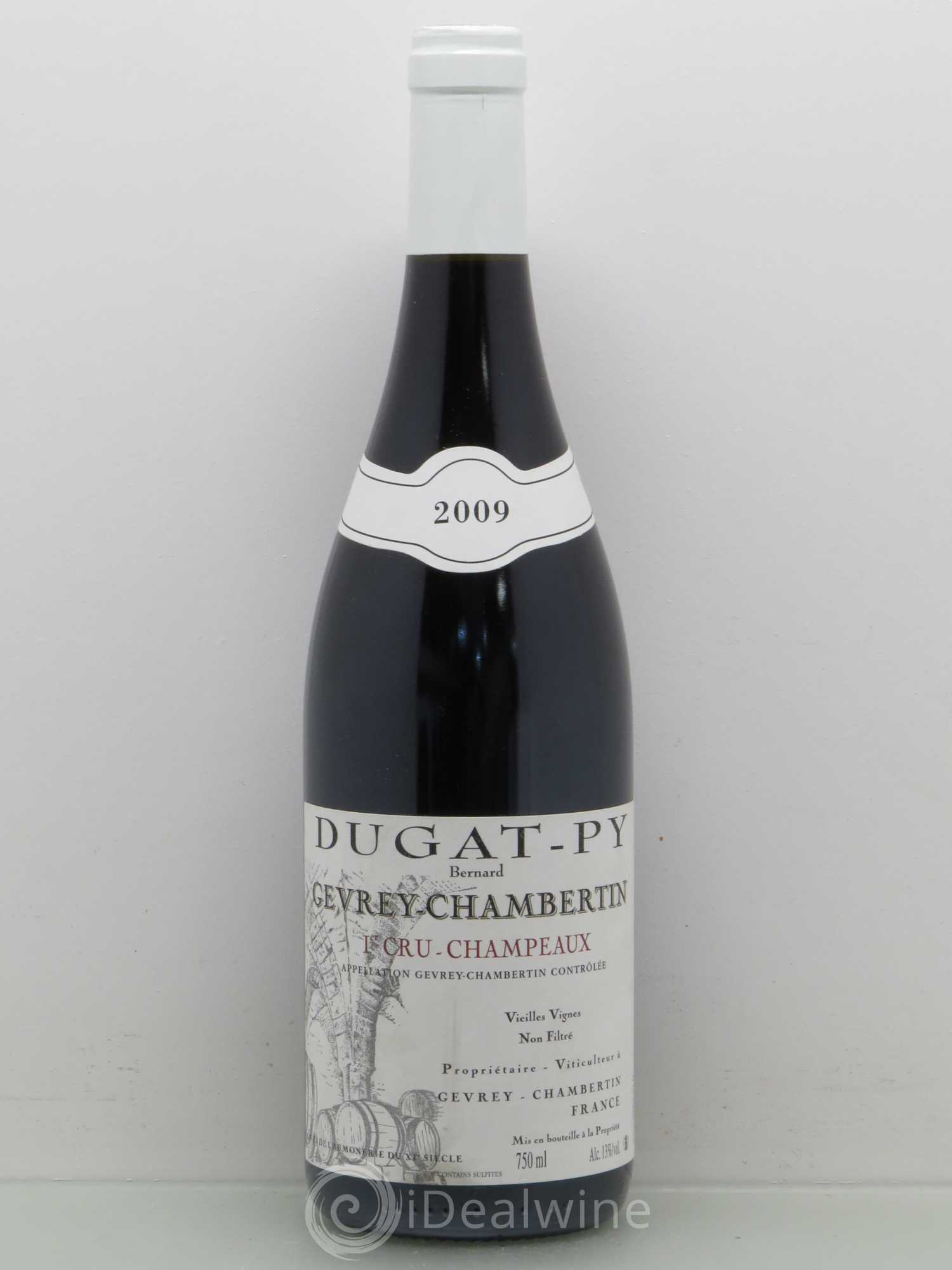 Gevrey-Chambertin 1er Cru Champeaux Dugat-Py 2009 - Lot de 1 bouteille - 0