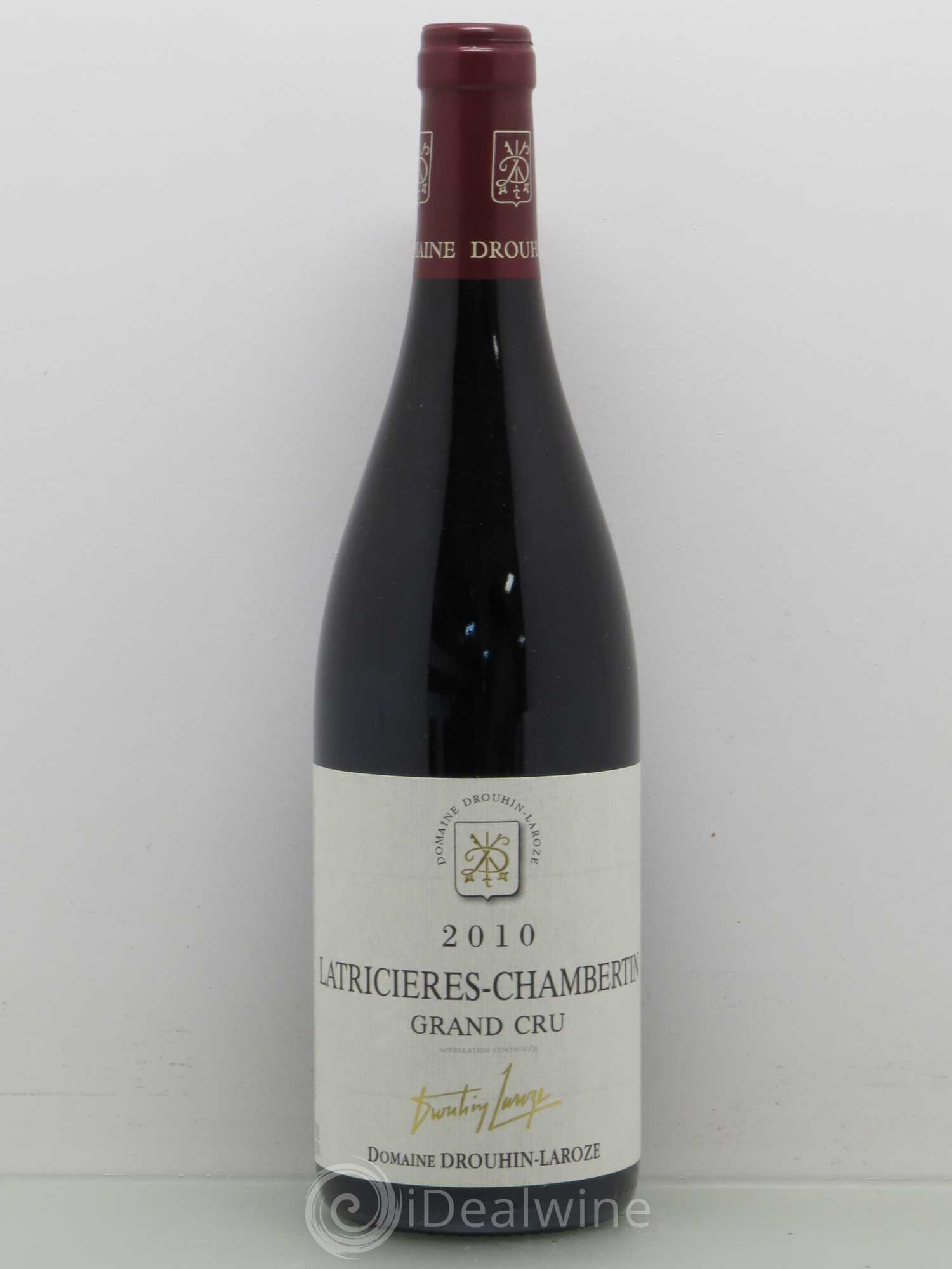Latricières-Chambertin Grand Cru Domaine Drouhin-Laroze 2010 - Lot de 1 bouteille - 0