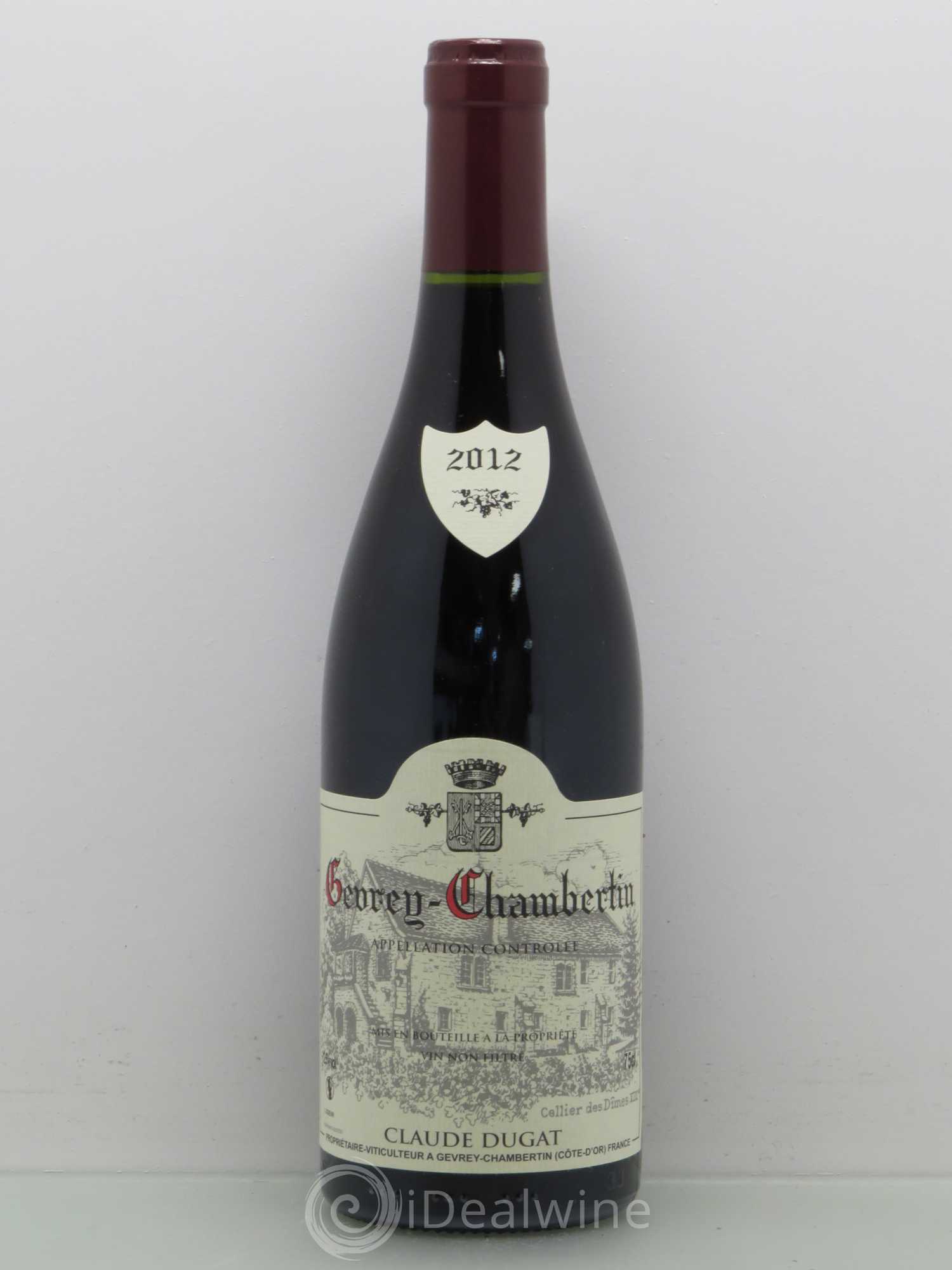 Gevrey-Chambertin Claude Dugat 2012 - Lot de 1 bouteille - 0