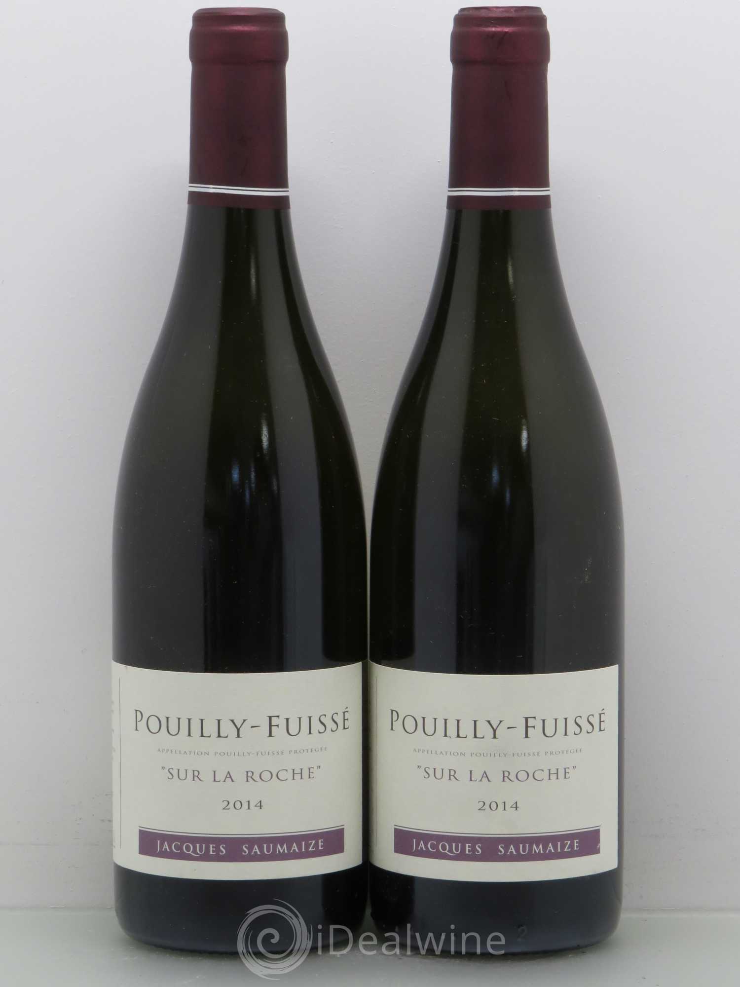 Pouilly-Fuissé Sur la Roche Jacques et Nathalie Saumaize 2014 - Lot de 2 bouteilles - 0